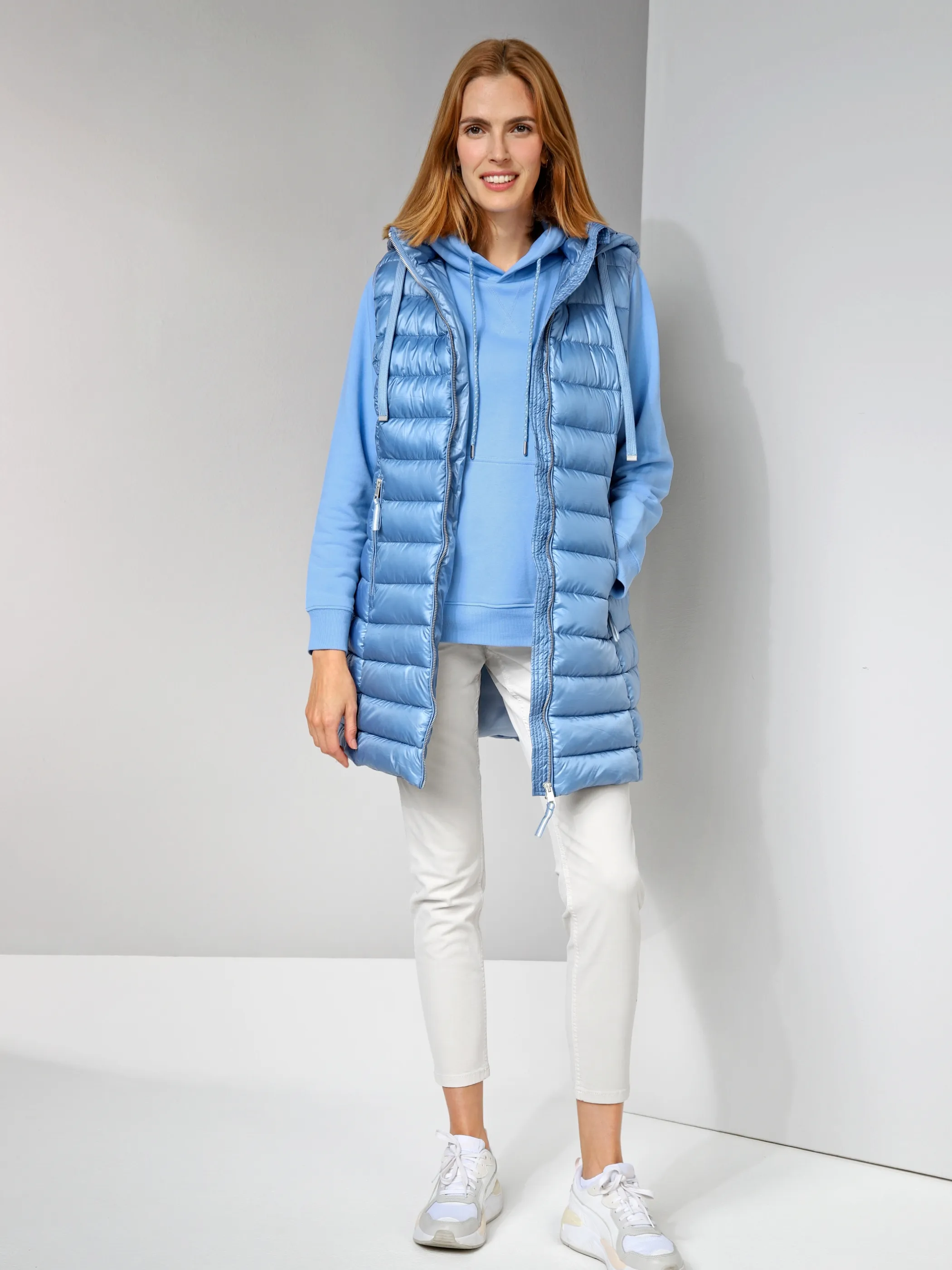 Sure Da-Weste m. Kapuze lang Blau 889320 BLUE SILV 4 Sure Da-Weste m. Kapuze lang Blau 889320 BLUE SILV 4