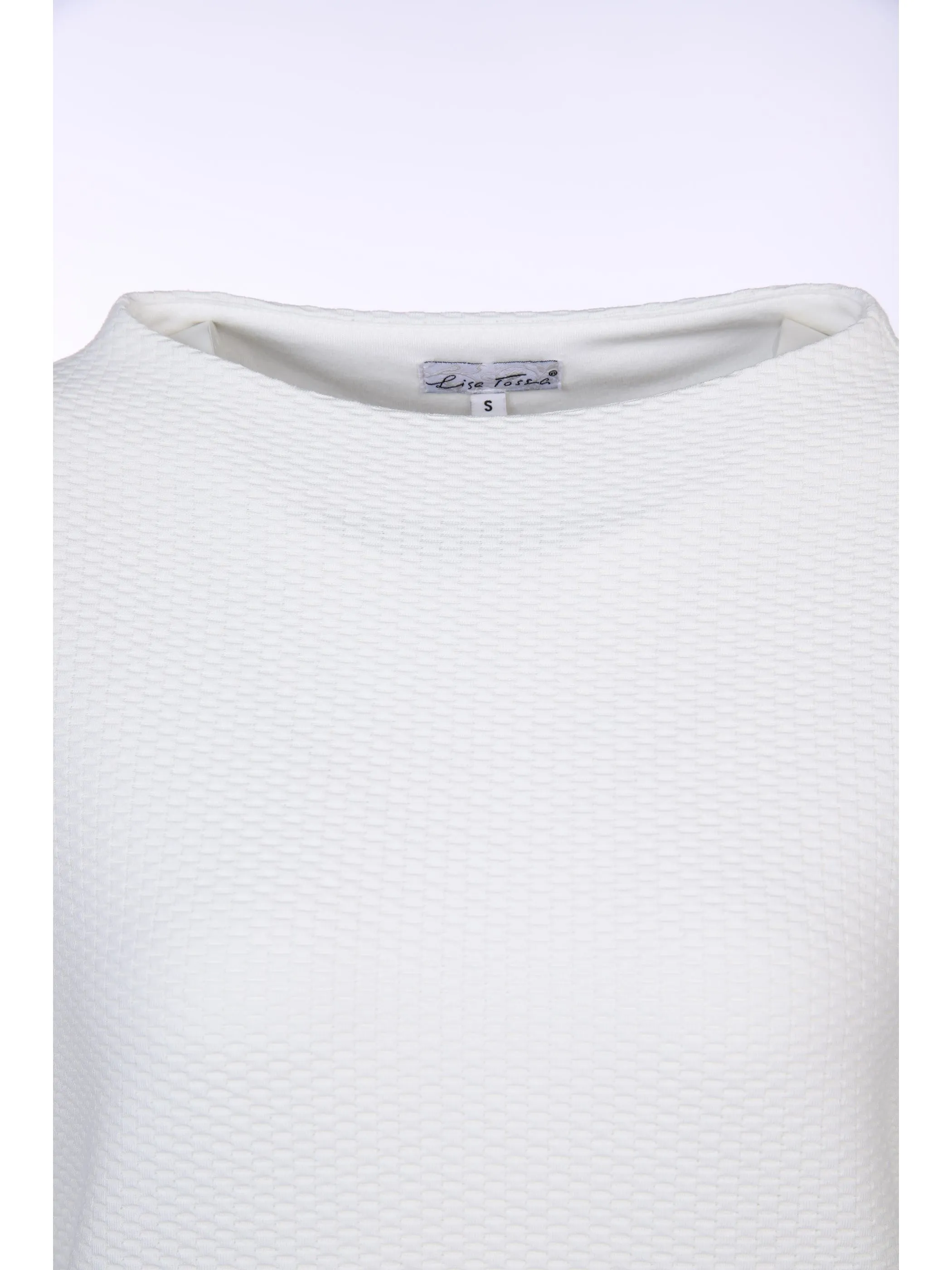 Lisa Tossa Da-Jacquard-Shirt m.Stehkrage Weiß 867245 OFFWHITE 3 Lisa Tossa Da-Jacquard-Shirt m.Stehkrage Weiß 867245 OFFWHITE 3