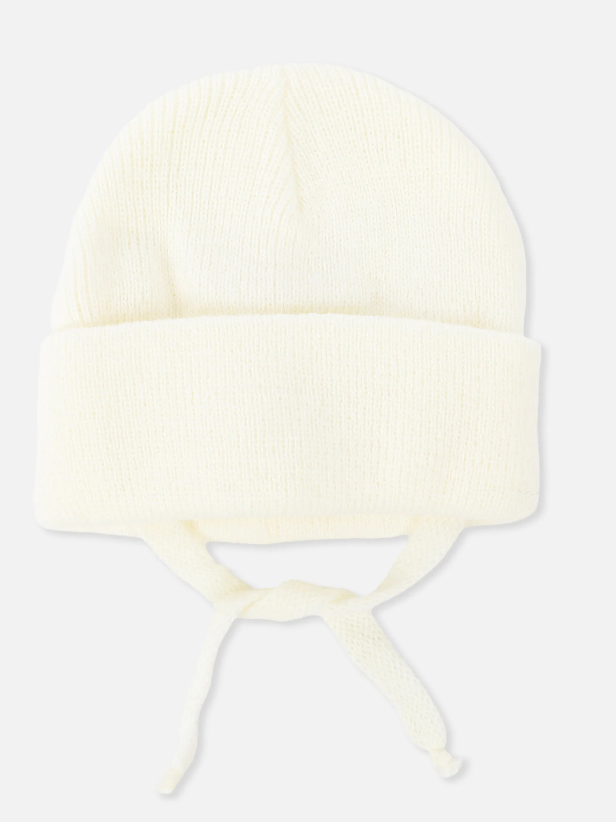 Bubble Gum Baby-Mütze m. Band Weiß 933325 OFFWHITE 1