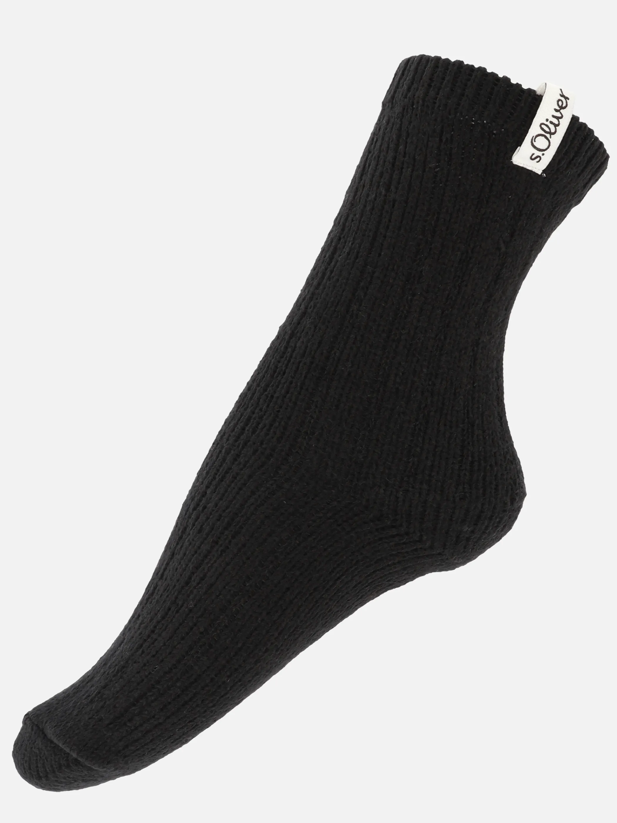 s.Oliver S20742 Warm & Cozy sustainable Socke 2er Schwarz 898903 9997 2