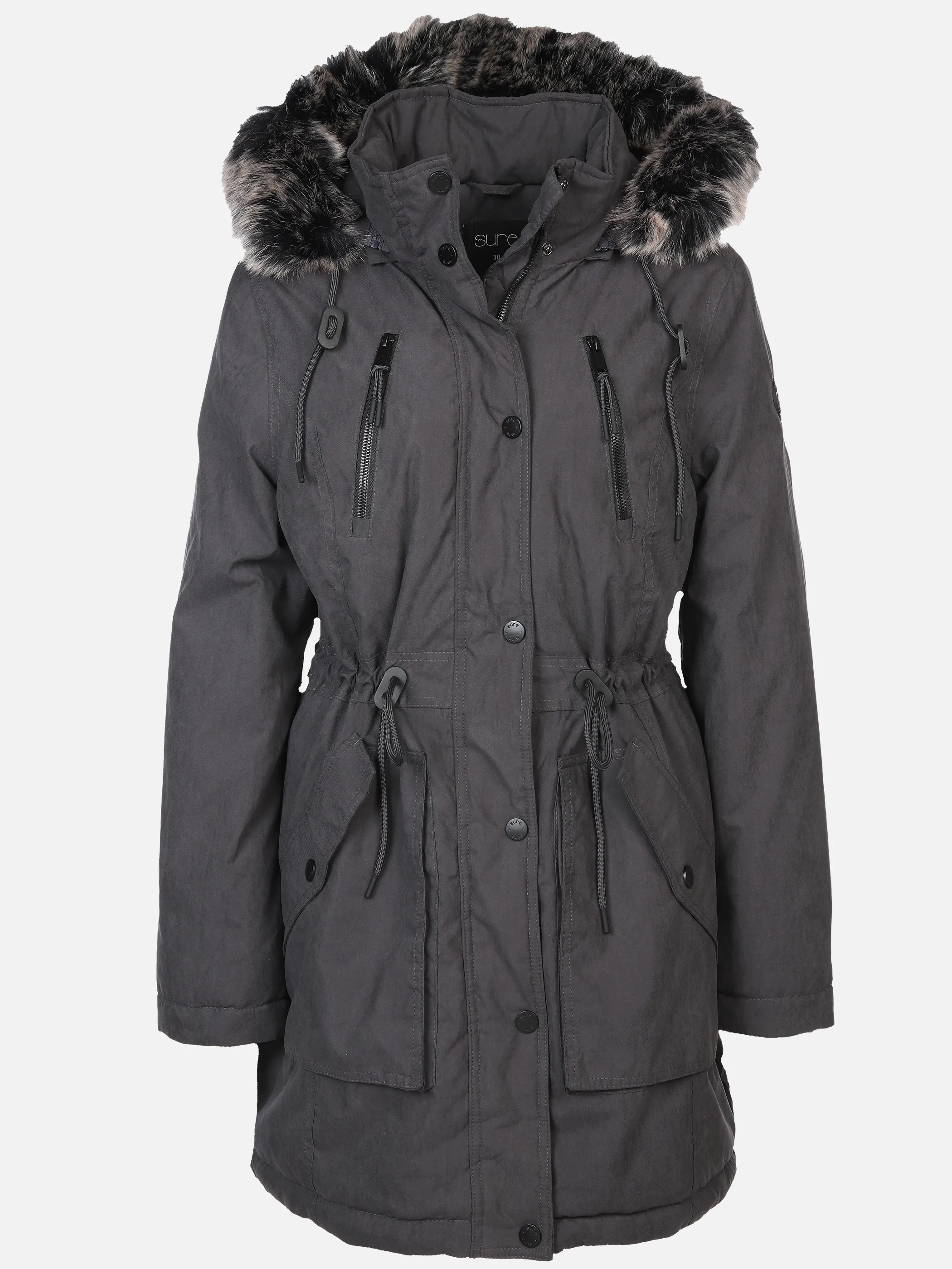 Sure Da-Parka m. Kunstpelz Grau 897573 ANTHRACITE 1 Sure Da-Parka m. Kunstpelz Grau 897573 ANTHRACITE 1