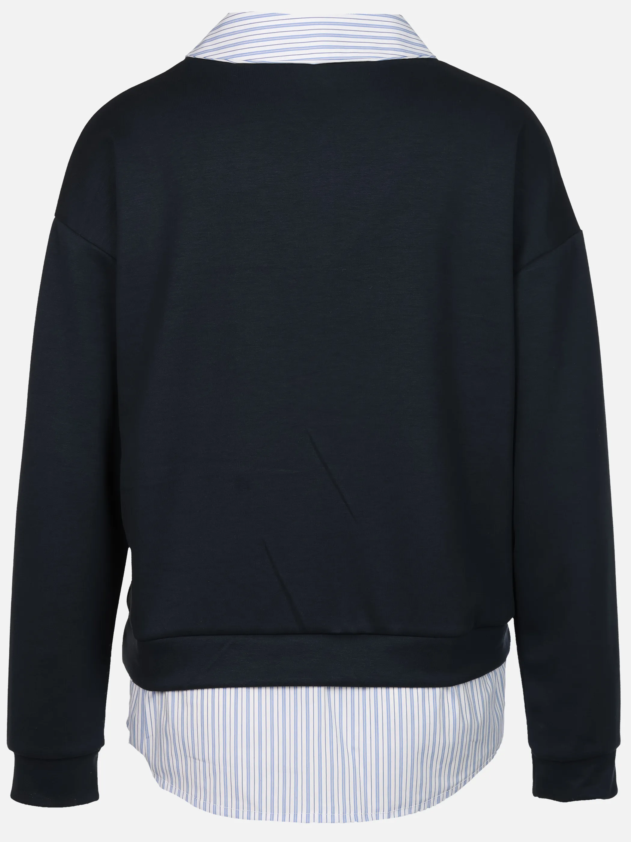 Lisa Tossa Da-Sweatshirt m. Bluseneinsatz Marine 933097 SAPHIRE 2