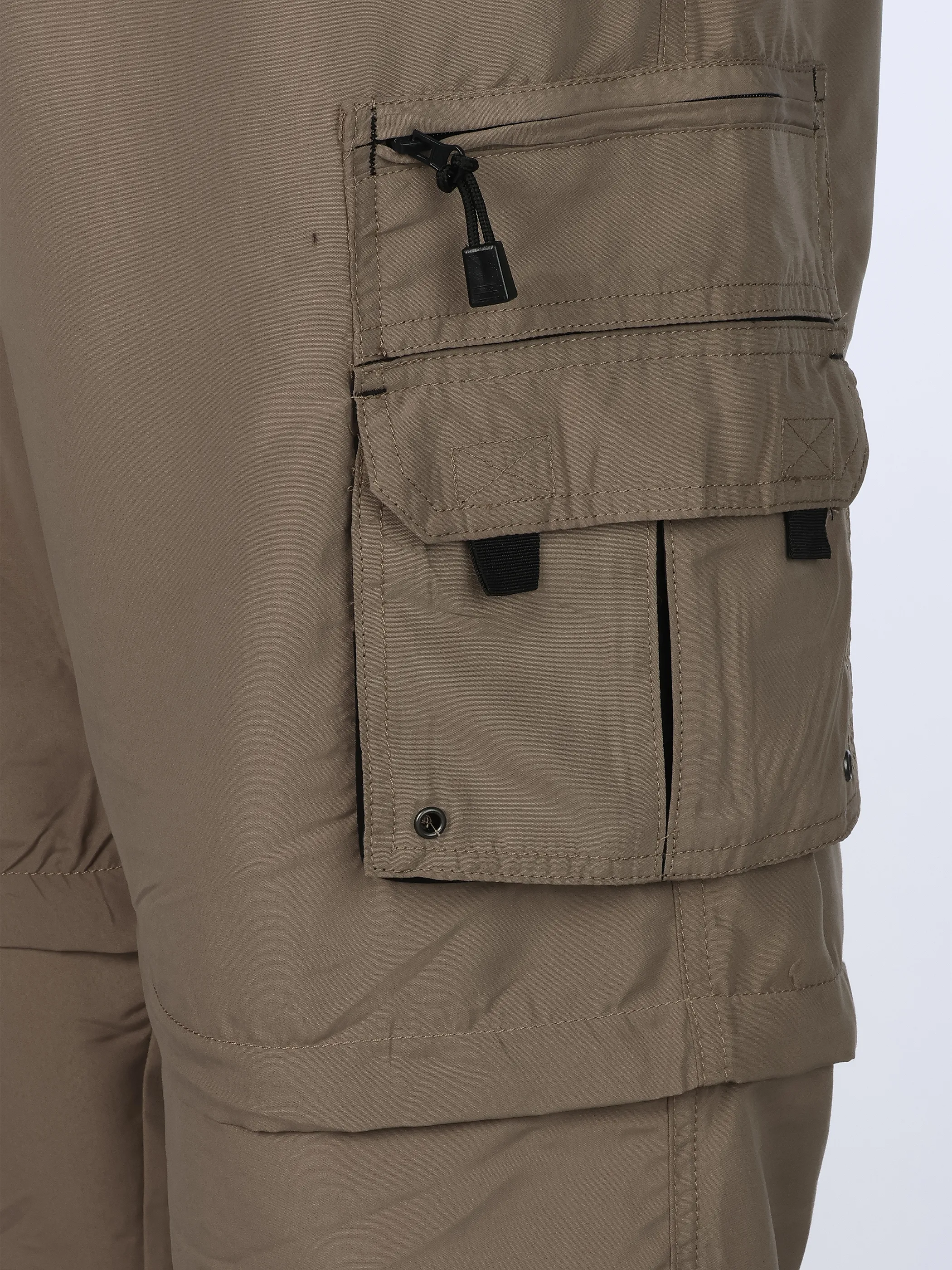 Worker He. Zipp-Off Caprishort 3/4 Grau 890476 STONE 4