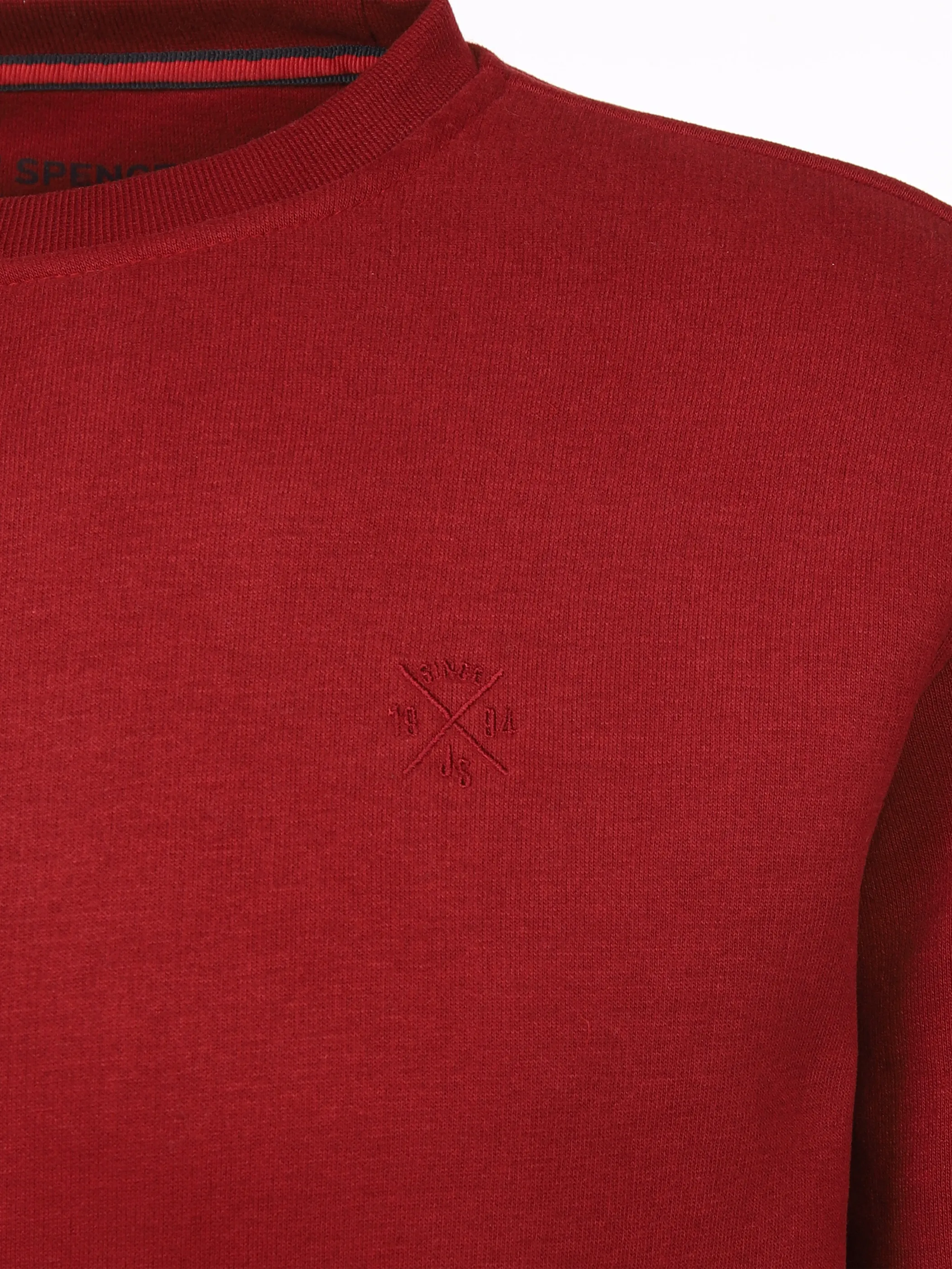 Jim Spencer He. Sweatshirt uni basic Rot 870104 RED 3 Jim Spencer He. Sweatshirt uni basic Rot 870104 RED 3