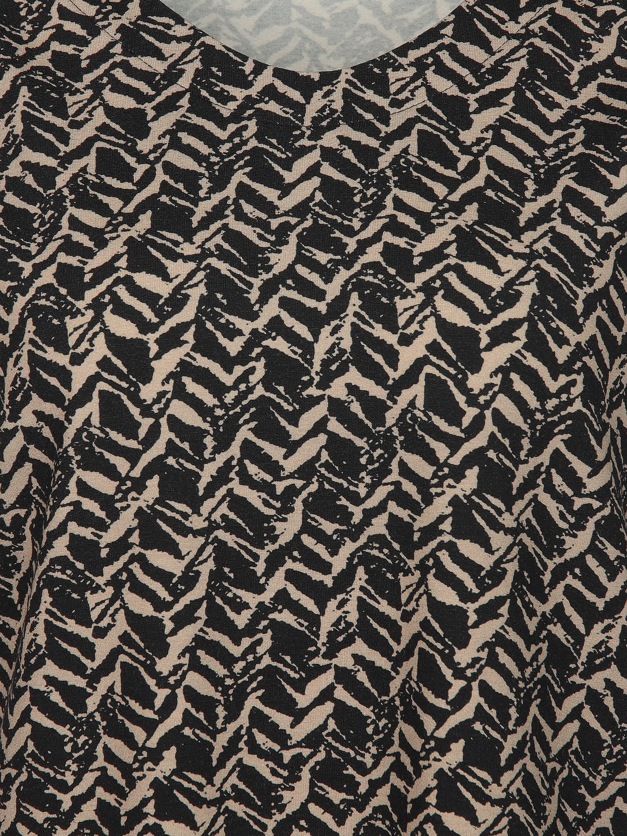 Sure Da-Alloverprint-Shirt Beige 913485 TAUPE 3