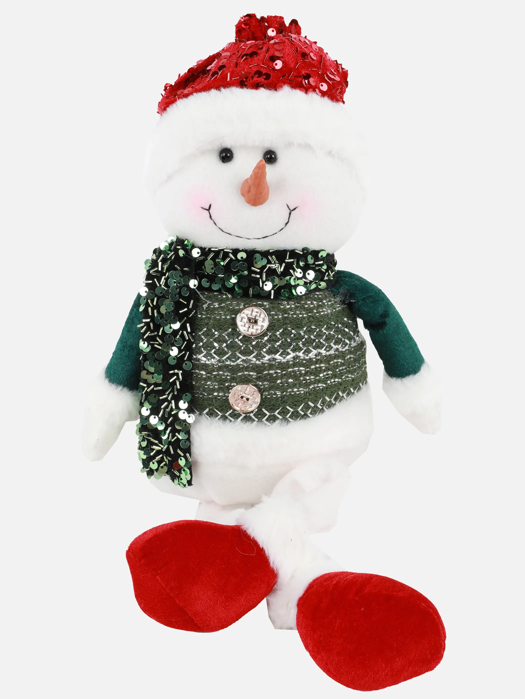 Weihnachten Schneemann stehend 21x12x51 Weiß 916695 WEIß 1