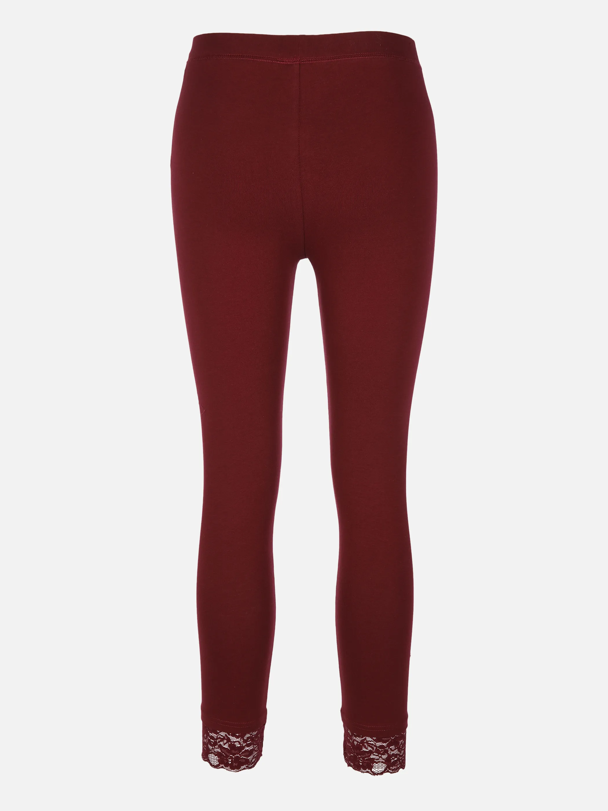 Sure Da-Capri-Leggings m. Spitze Rot 851268 DARK CHILI 2