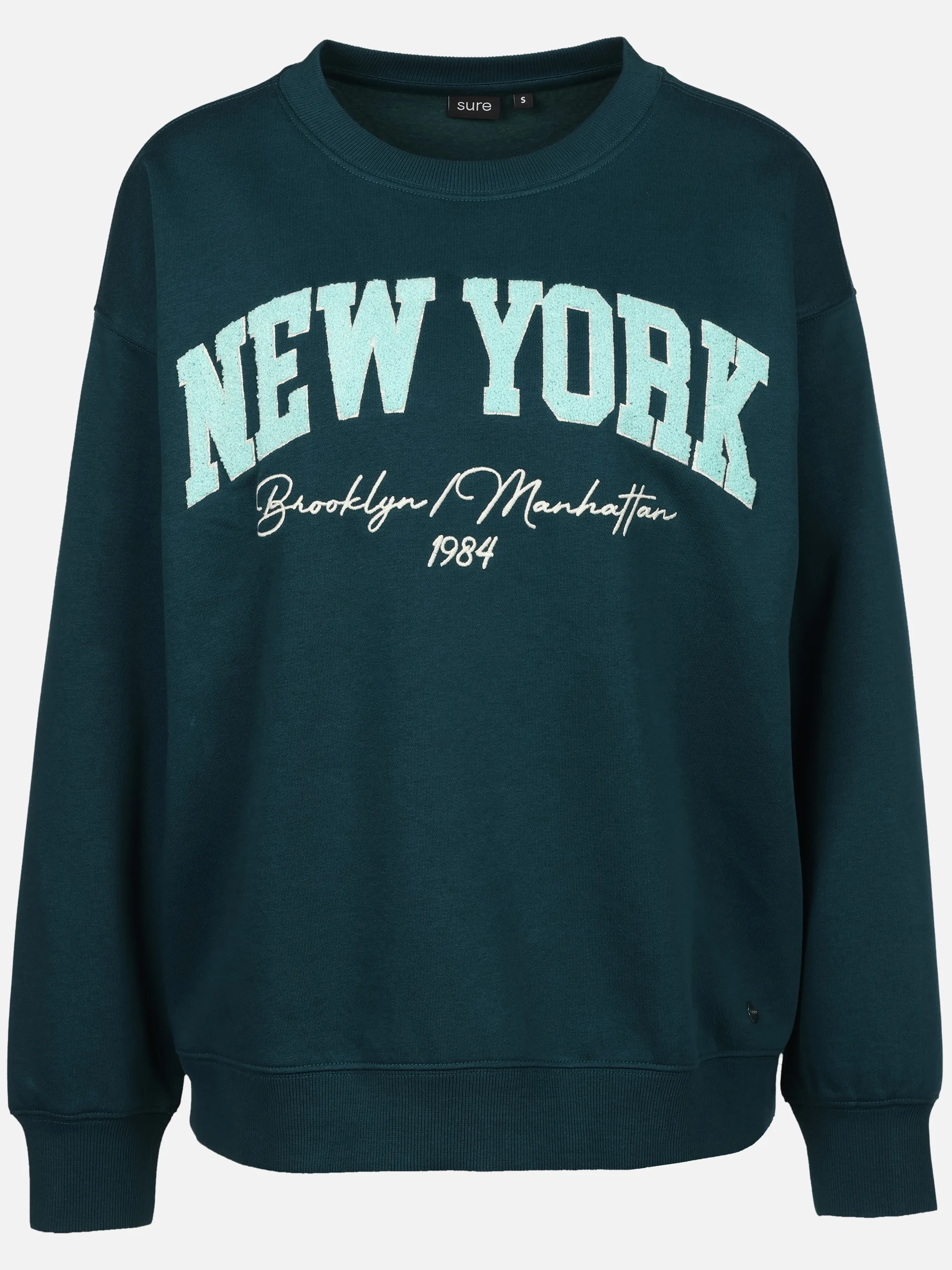 Sure Da-Sweatshirt m. Stickerei Marine 928159 POND 1