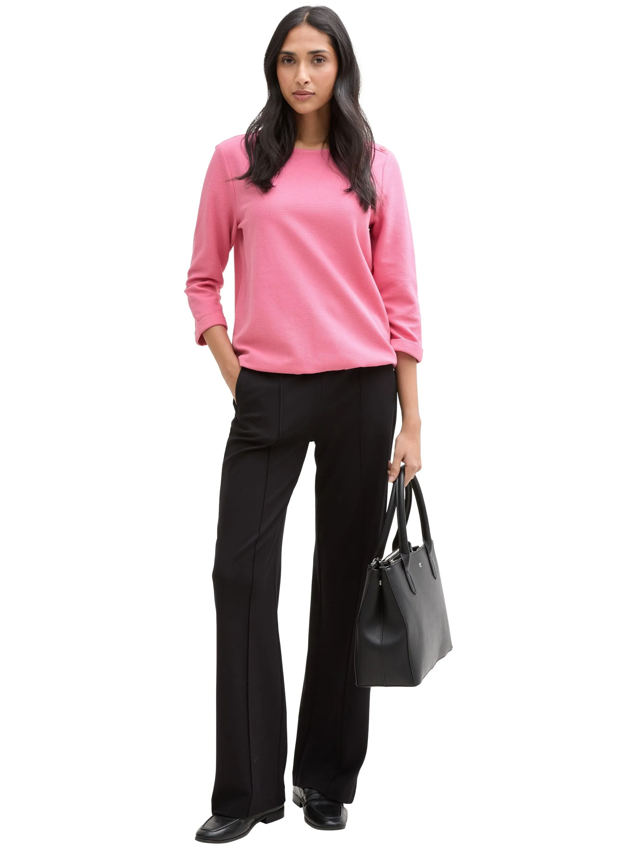 Tom Tailor 1045536 NOS T-shirt structured Rosa 905959 15116 4