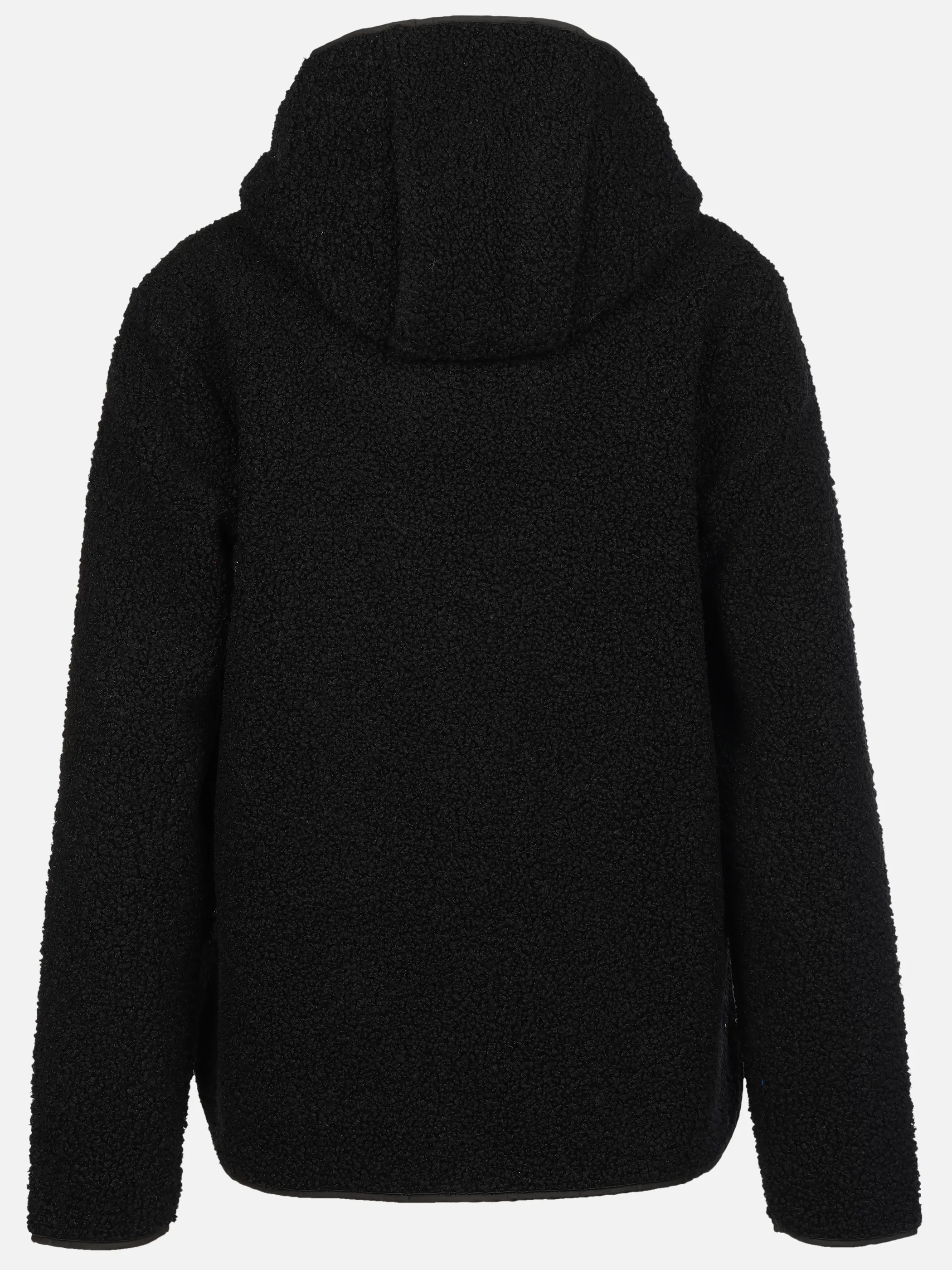 Grinario Sports Da-Teddy Fleece Jacke, m. Kapuze Schwarz 928453 BLACK 2