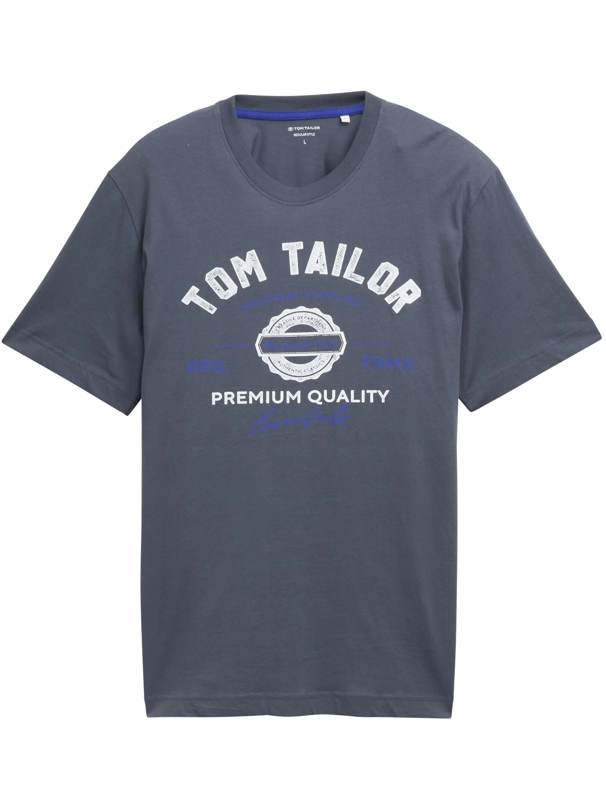 Tom Tailor 1037735 NOS logo tee Grau 884276 10306 1