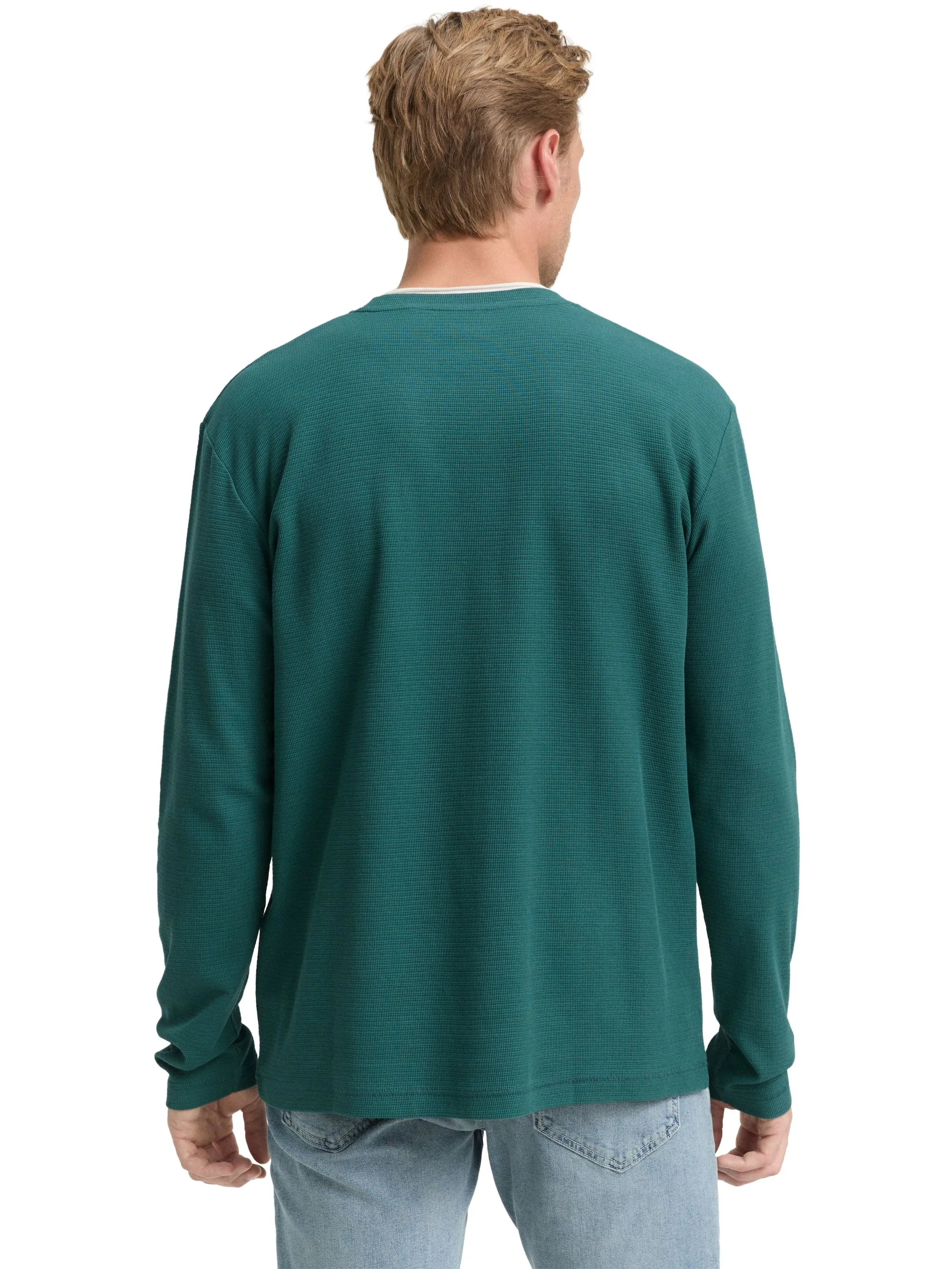 Tom Tailor 1047797 detailed longsleeve Grün 914869 14171 2