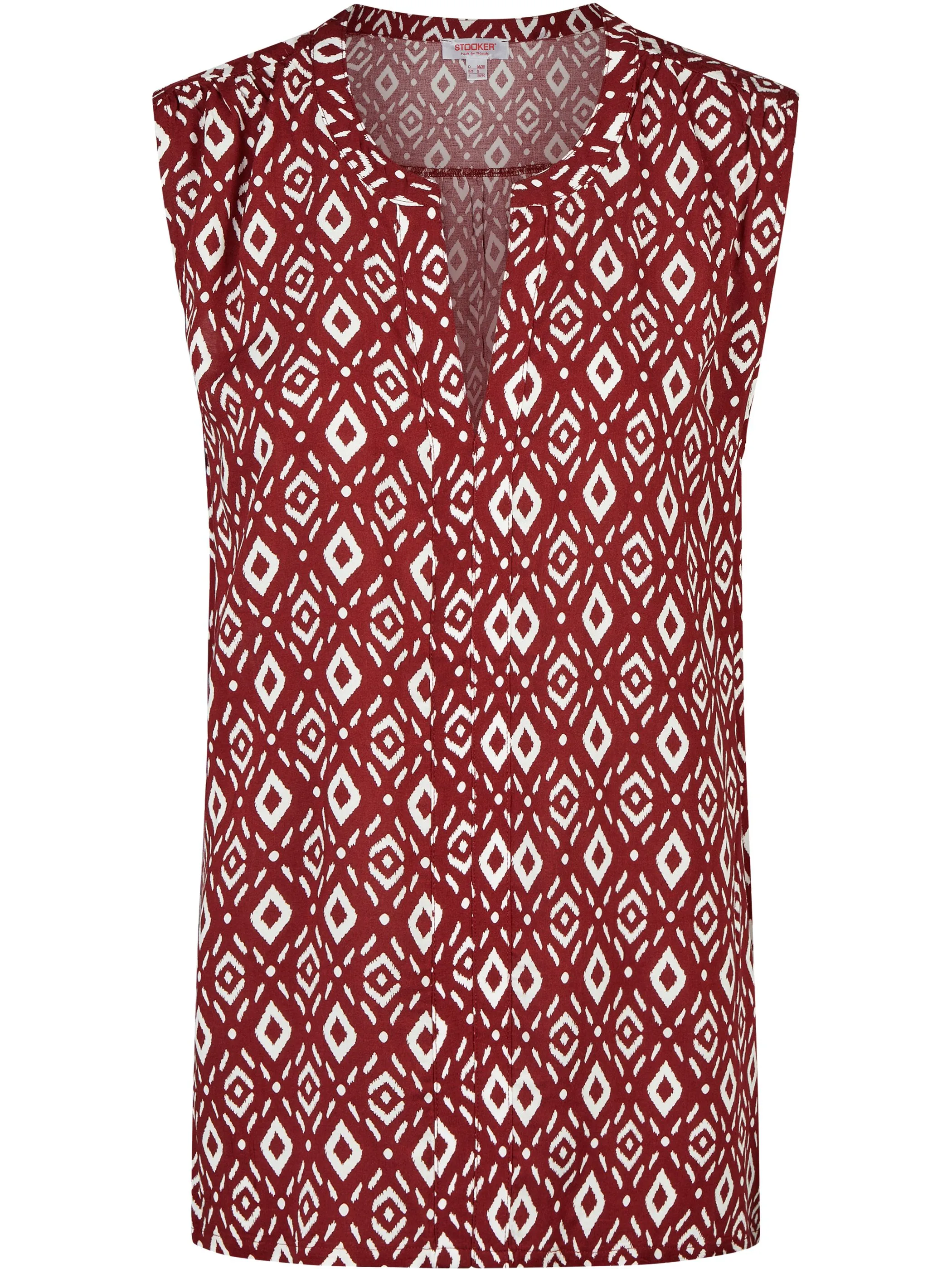 Stooker DOB 08580000009120 Da. Bluse/Hemd, Rot 928277 9120 1