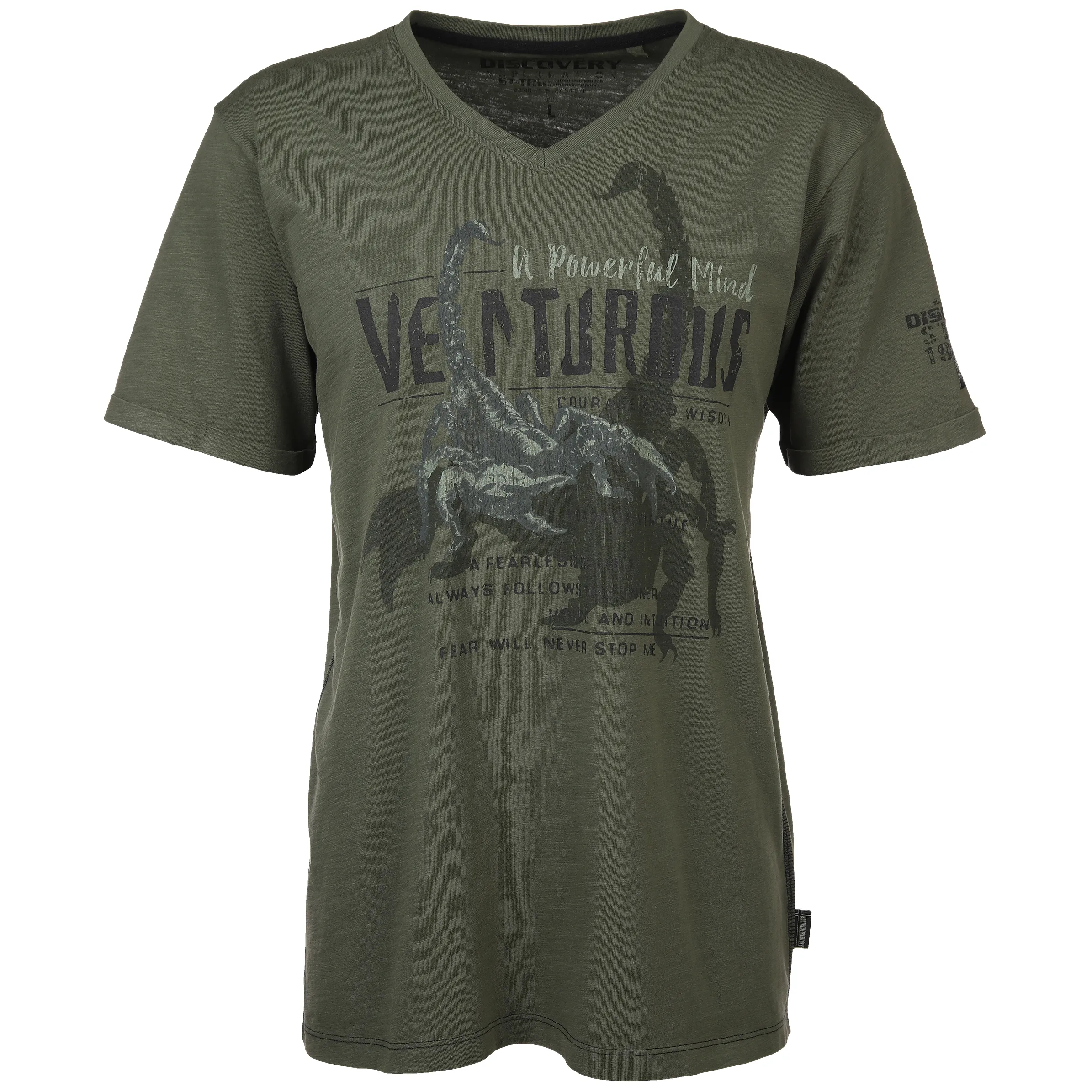 Southern Territory He. T-Shirt 1/2 Arm washer print Grün 878481 OLIVE 1 Southern Territory He. T-Shirt 1/2 Arm washer print Grün 878481 OLIVE 1