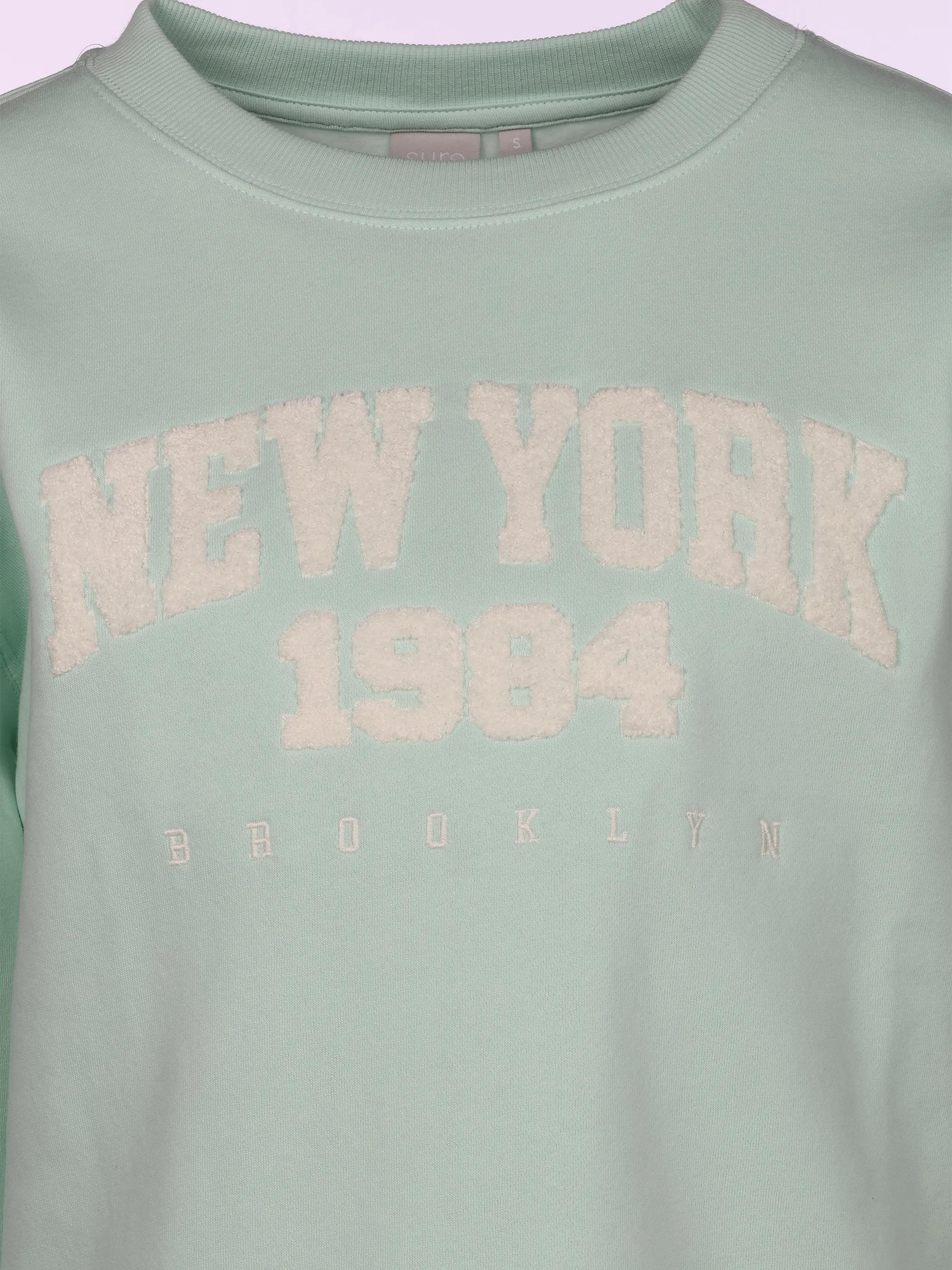 Sure Da-Sweatshirt m. Stickerei Türkis 920604 ICY MORN 3