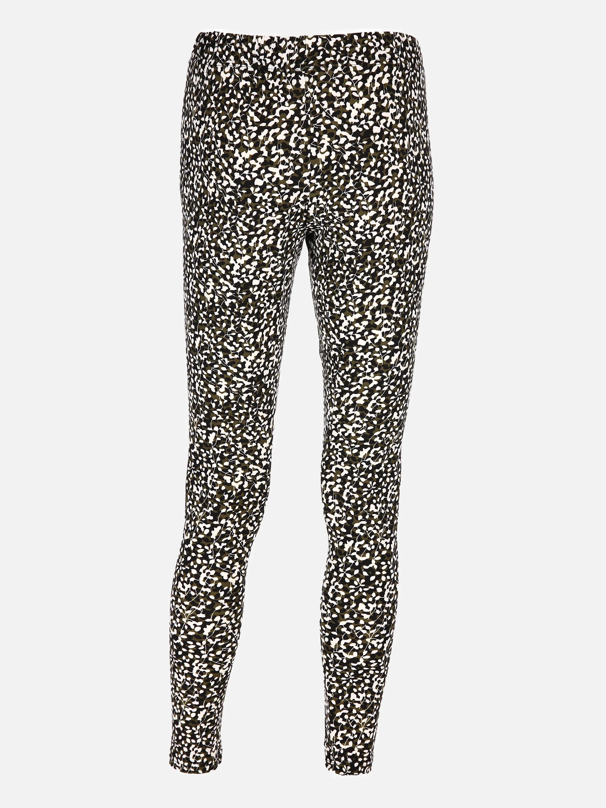 Sure Da-Leggings bedruckt Schwarz 837164 PLANT PRIN 2