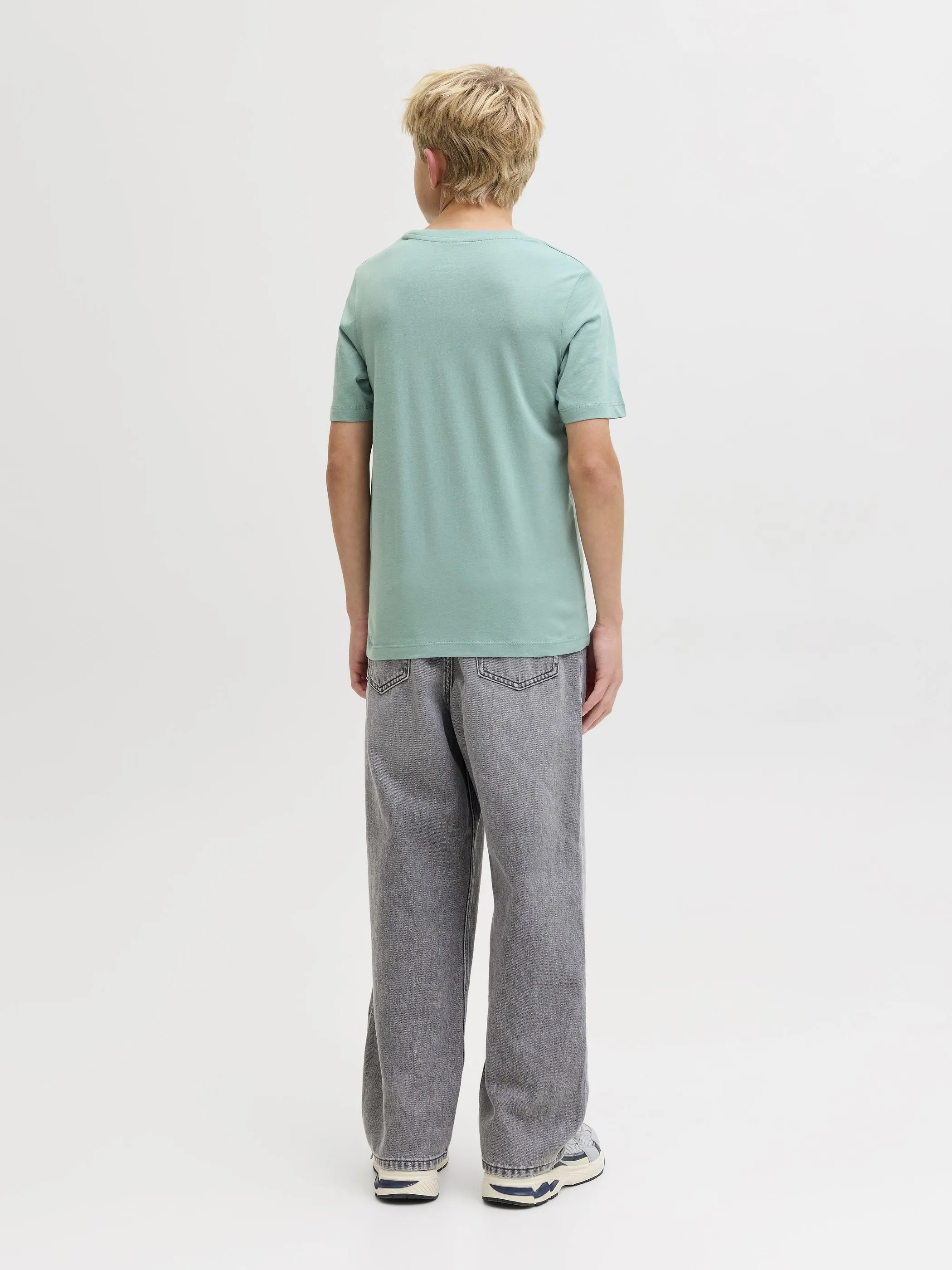 Jack&Jones Junior 12289914 JJRAIN TEE SS CREW NECK JNR Blau 920171 177556 5