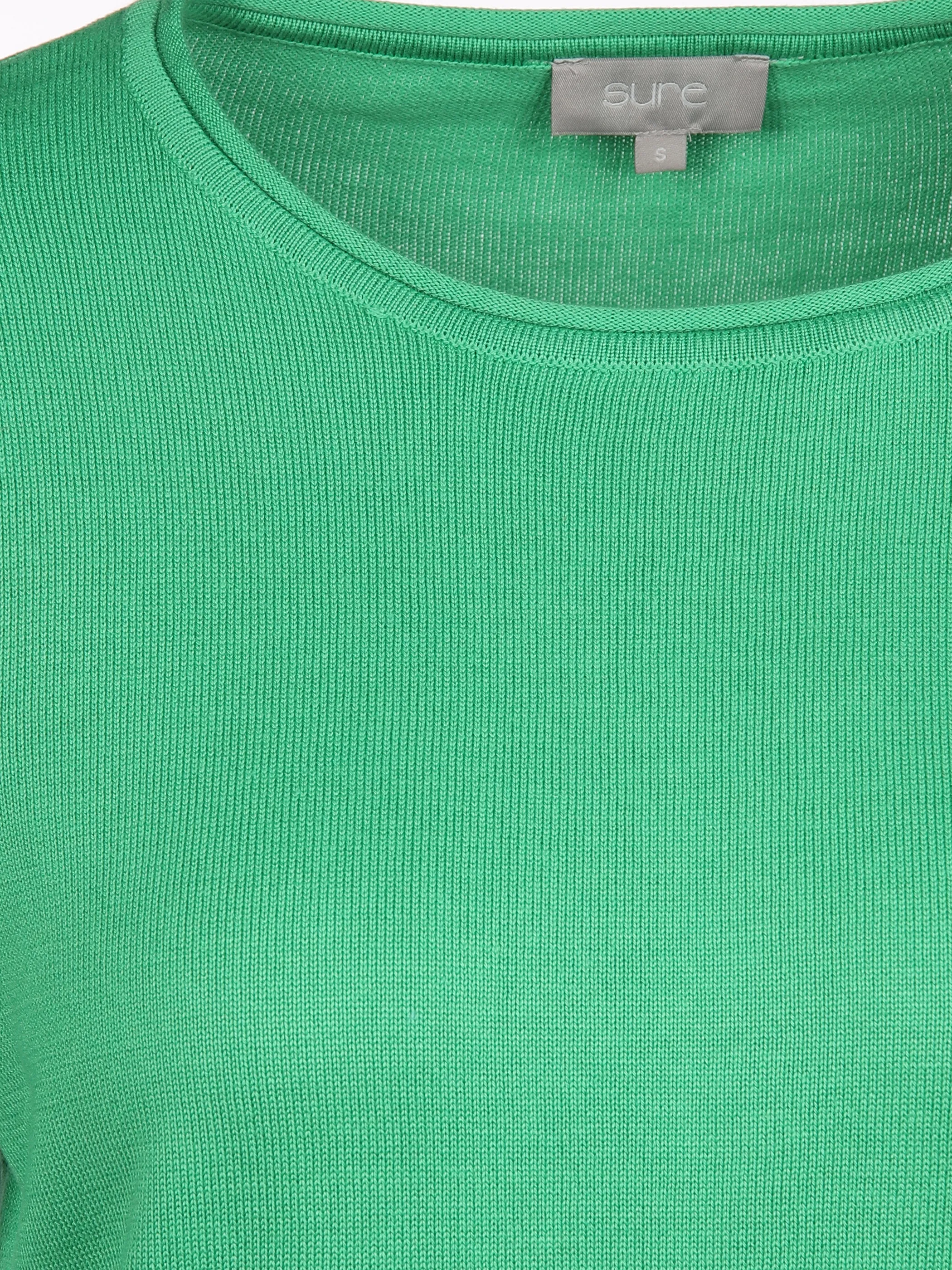 Sure Da-Basic-Pullover m. Rundhals Grün 889276 GREEN 3