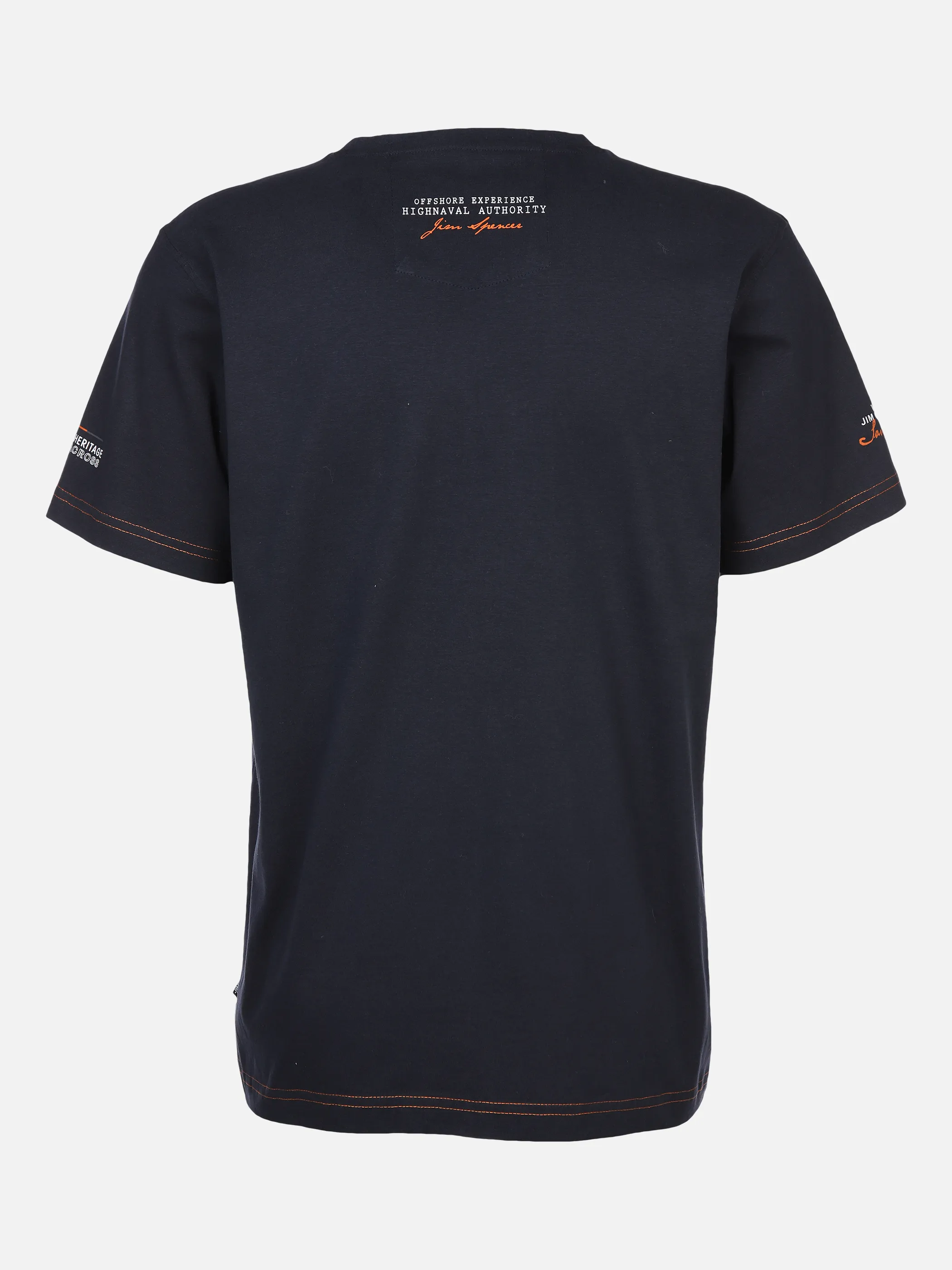 Jim Spencer He. T-Shirt 1/2 Arm RH Marine 873381 NAVY 2