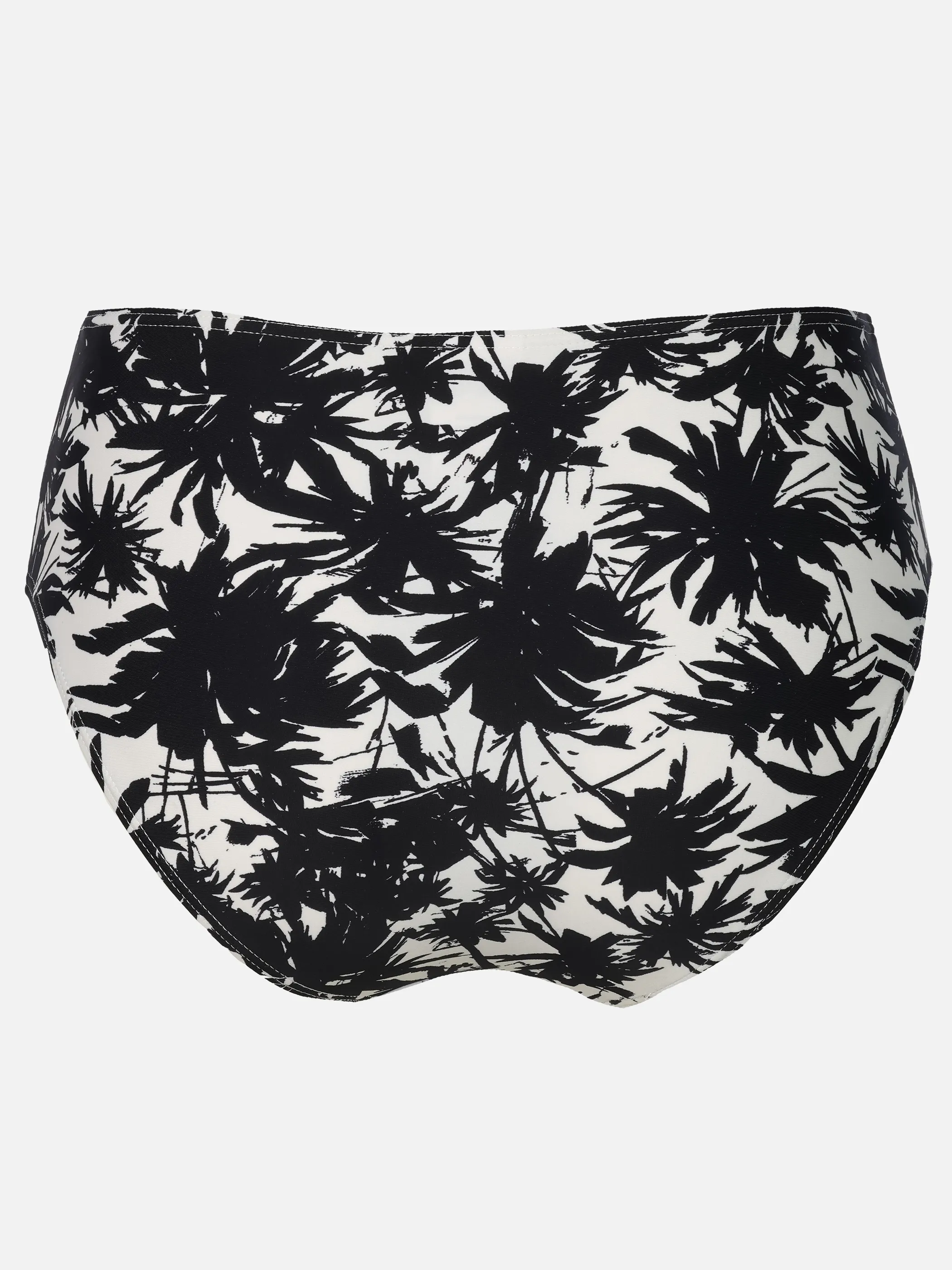 Grinario Sports Da-Bikini Hose, AOP Palmen Schwarz 922578 BL/WH 2