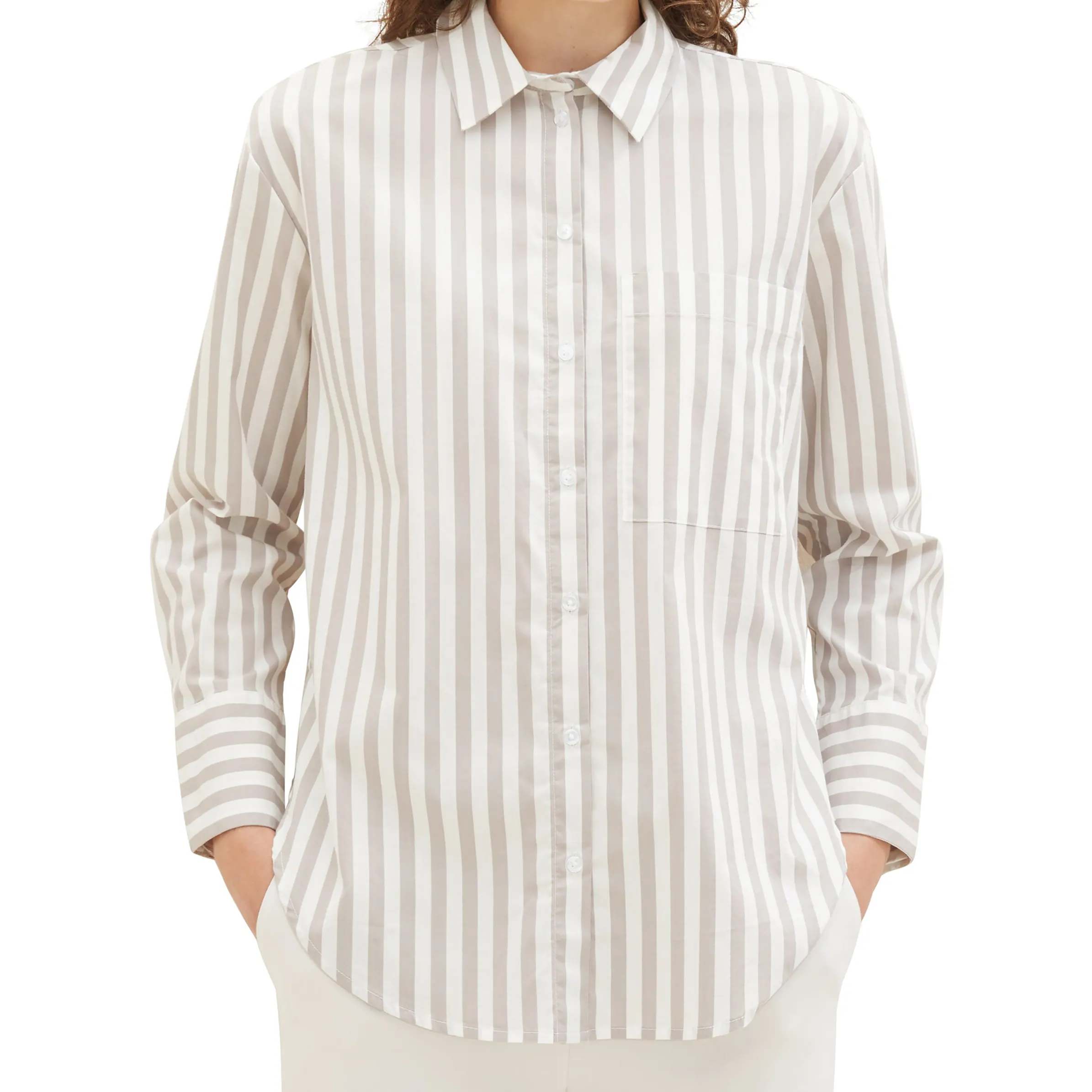 Tom Tailor 1034784 blouse poplin Grau 869492 32470 4 Tom Tailor 1034784 blouse poplin Grau 869492 32470 4