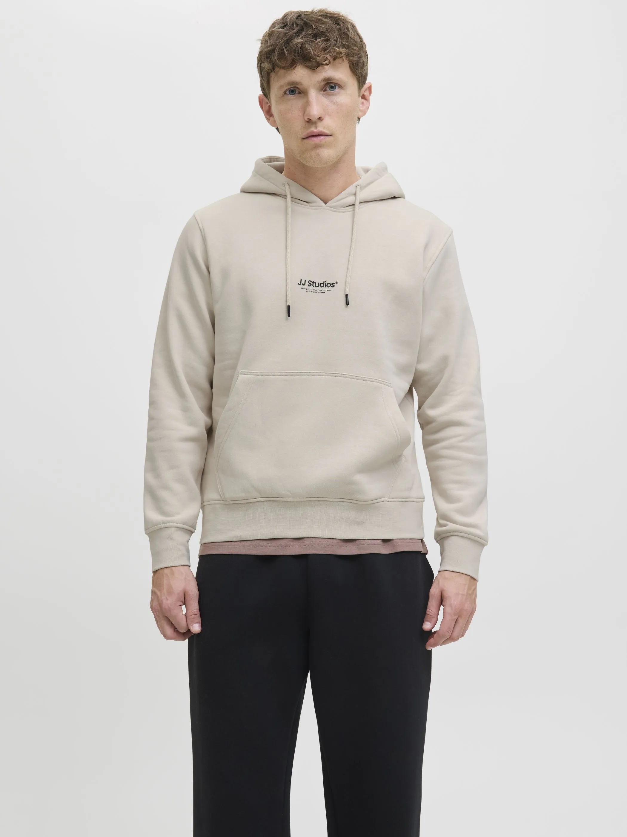 Jack Jones 12278789 JJESOHO SWEAT HOOD NO Braun 912423 176631 5