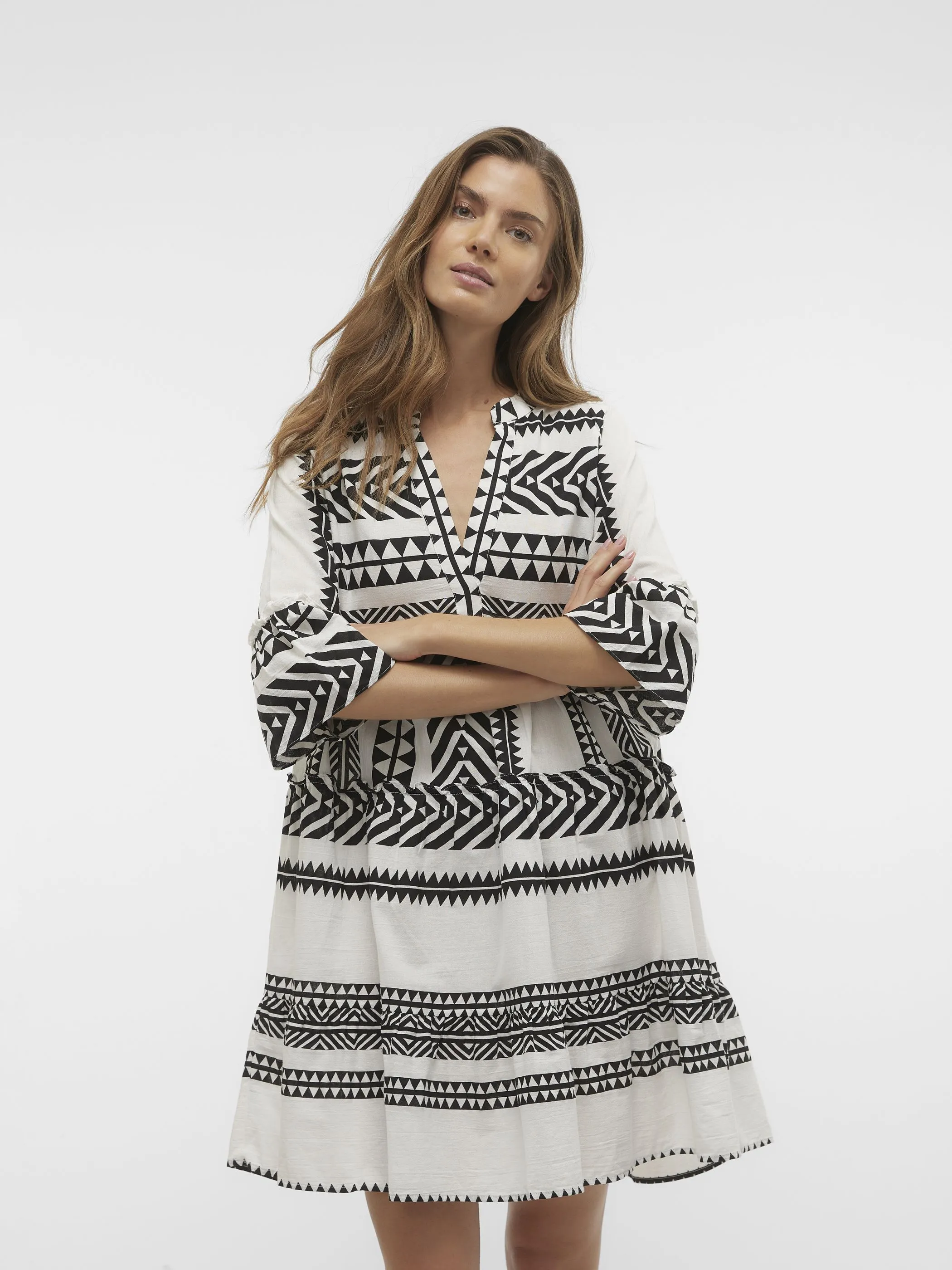 Vero Moda 10225127 VMDICTHE 3/4 TUNIC EX Schwarz 832970 175598098 5