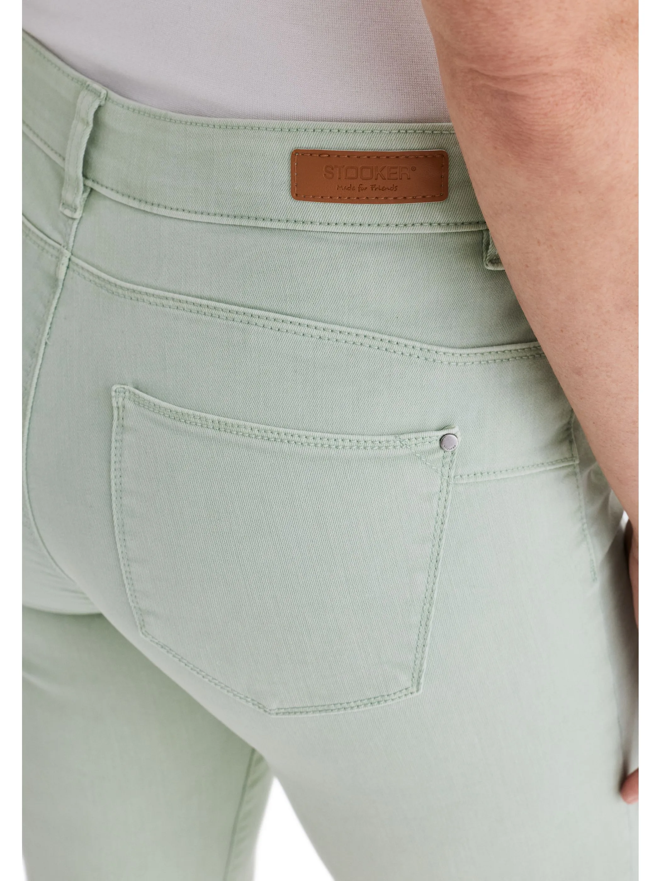 Stooker DOB 11530350005223 Da. Hosen lang, Grün 928283 5223 3