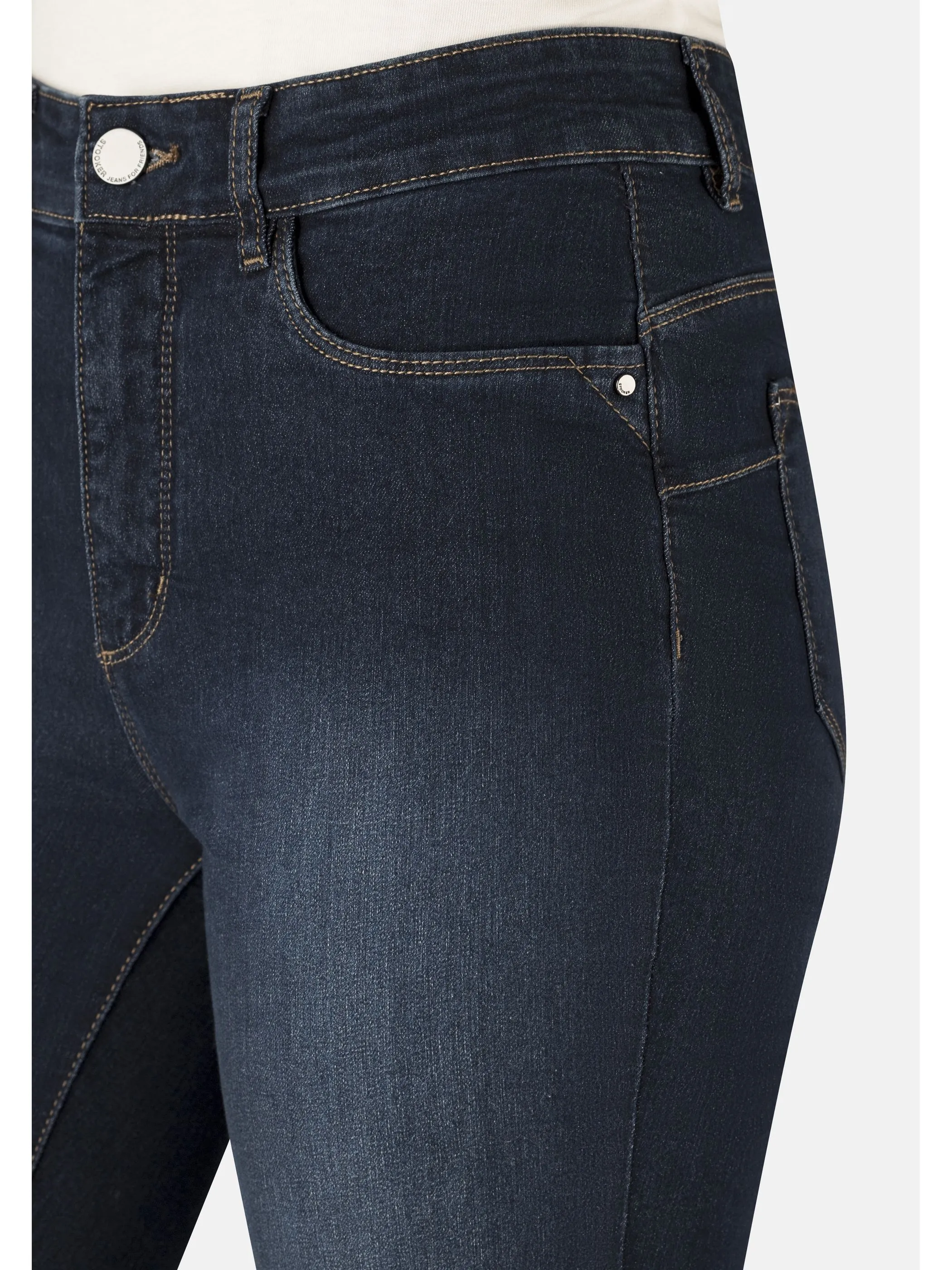 Stooker DOB 11530220007492 Da. Hosen,Milan Blau 801630 7492 3