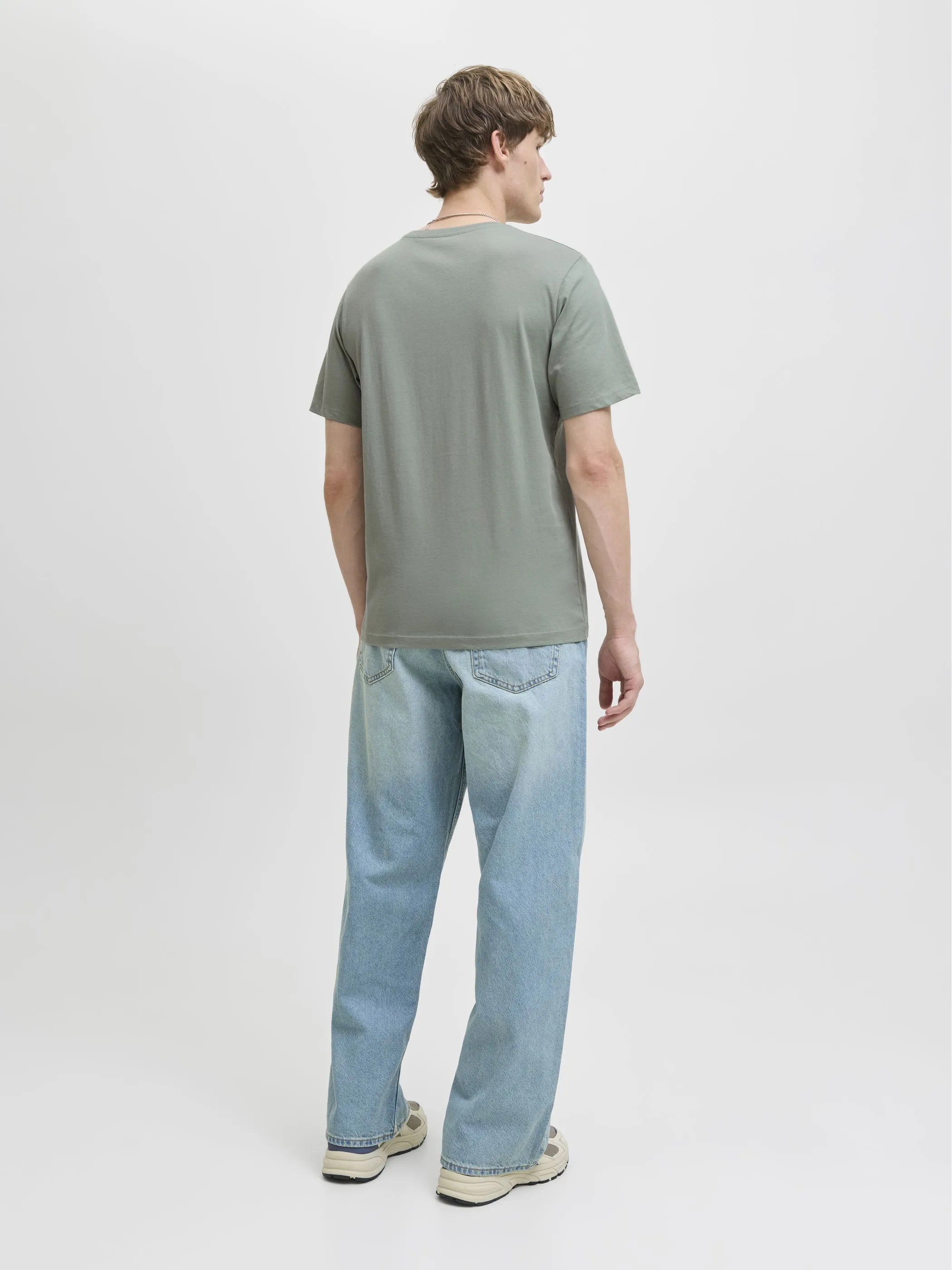 Jack Jones 12278523 JJGEPLAS TEE SS CREW Grün 913158 176366 2