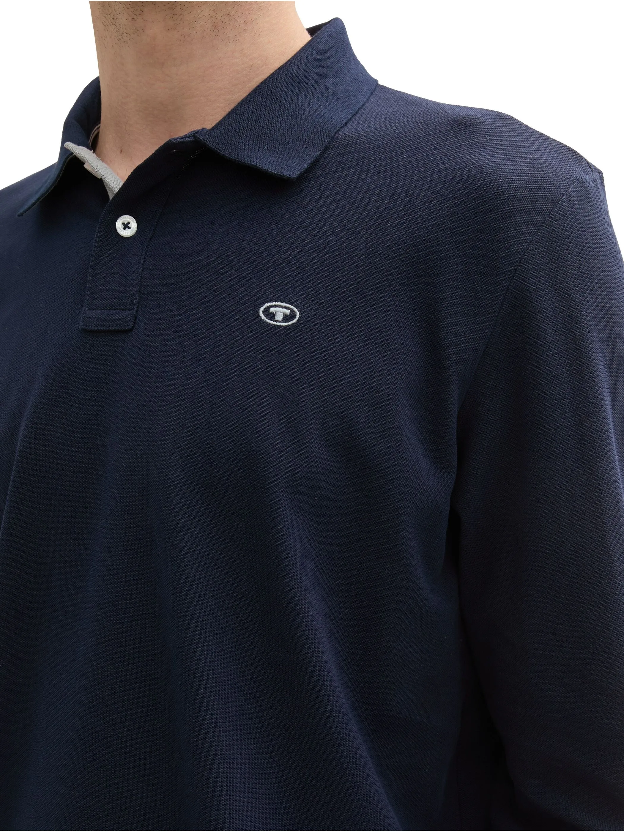 Tom Tailor 1043278 NOS basic polo with contrast Blau 914721 10668
