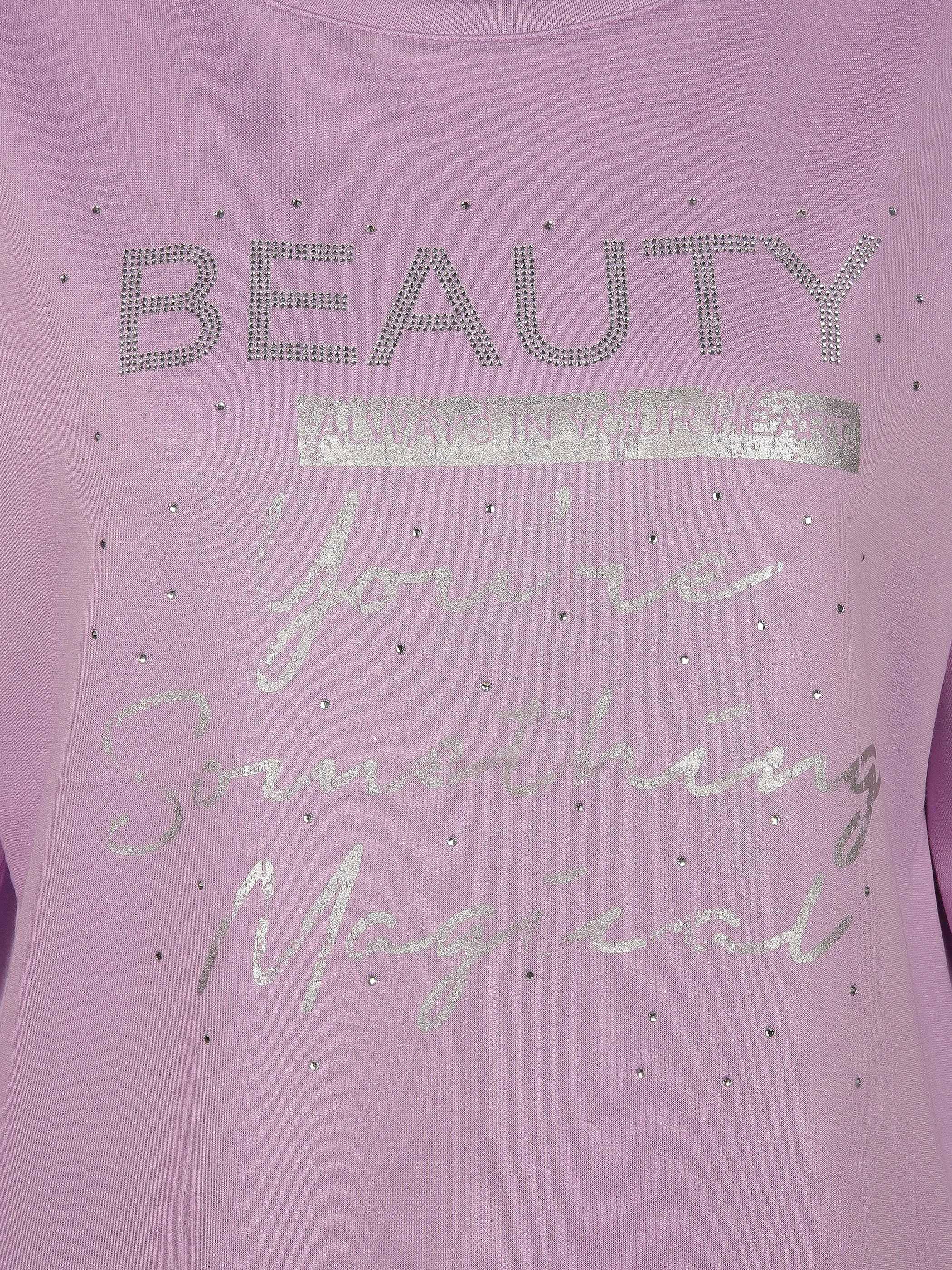 Lisa Tossa Da-Sweatshirt m. Gummiprint Lila 906619 FLIEDER 3 Lisa Tossa Da-Sweatshirt m. Gummiprint Lila 906619 FLIEDER 3