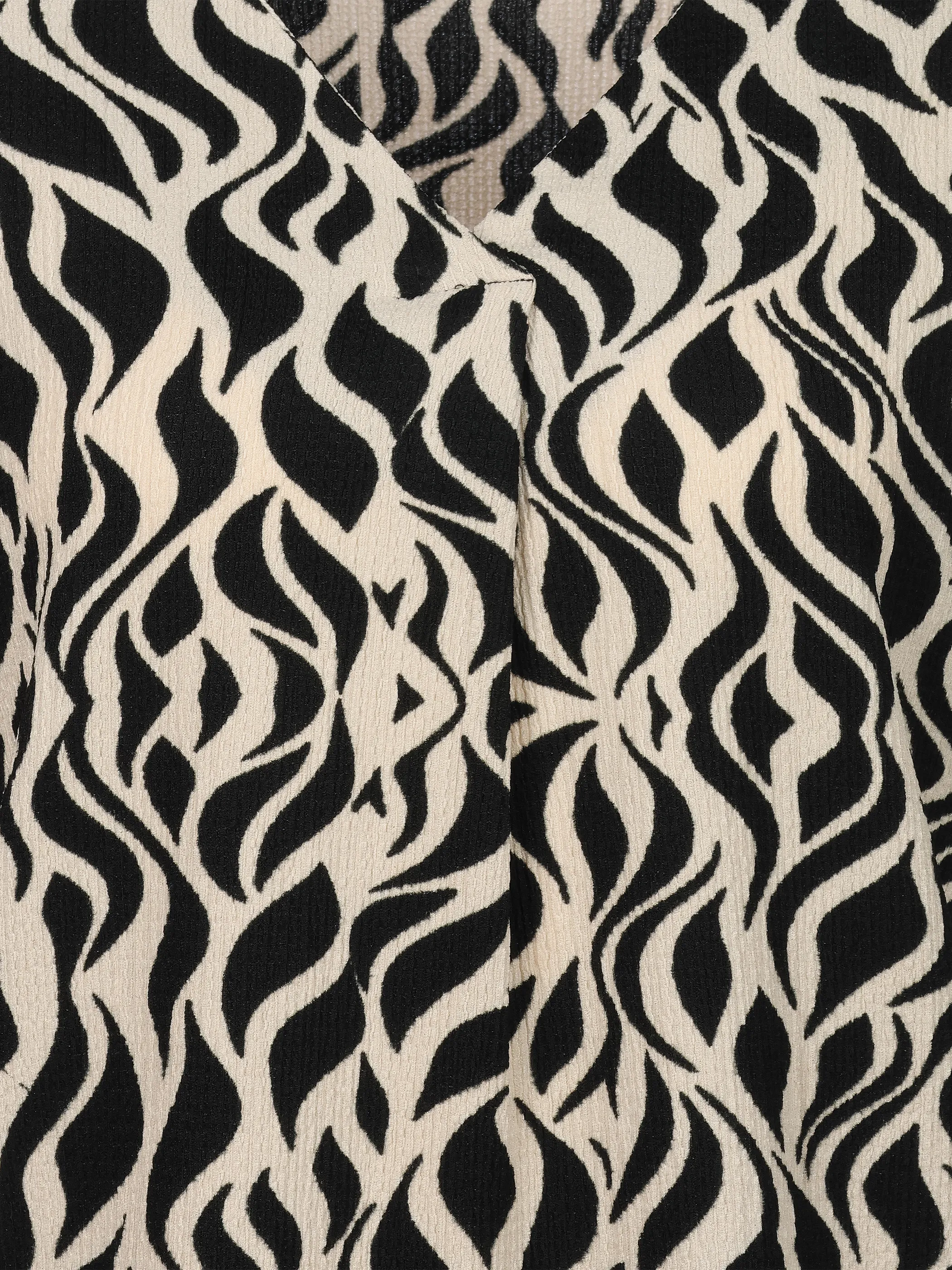 Lisa Tossa Da-Crepe-Shirt m. Print Schwarz 924894 PRINT4 3