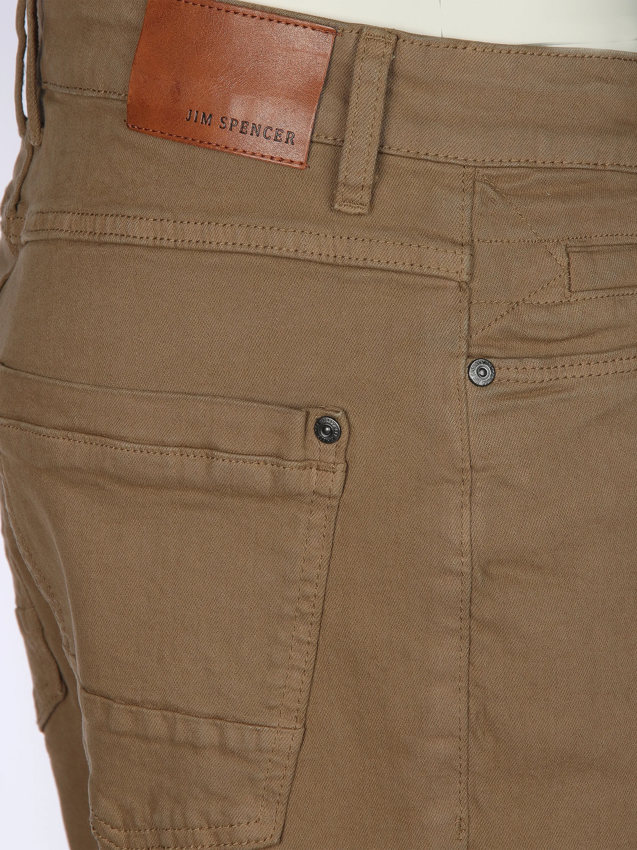 Jim Spencer He. Jeansshort 5 Pocket Grau 832291 STONE 4