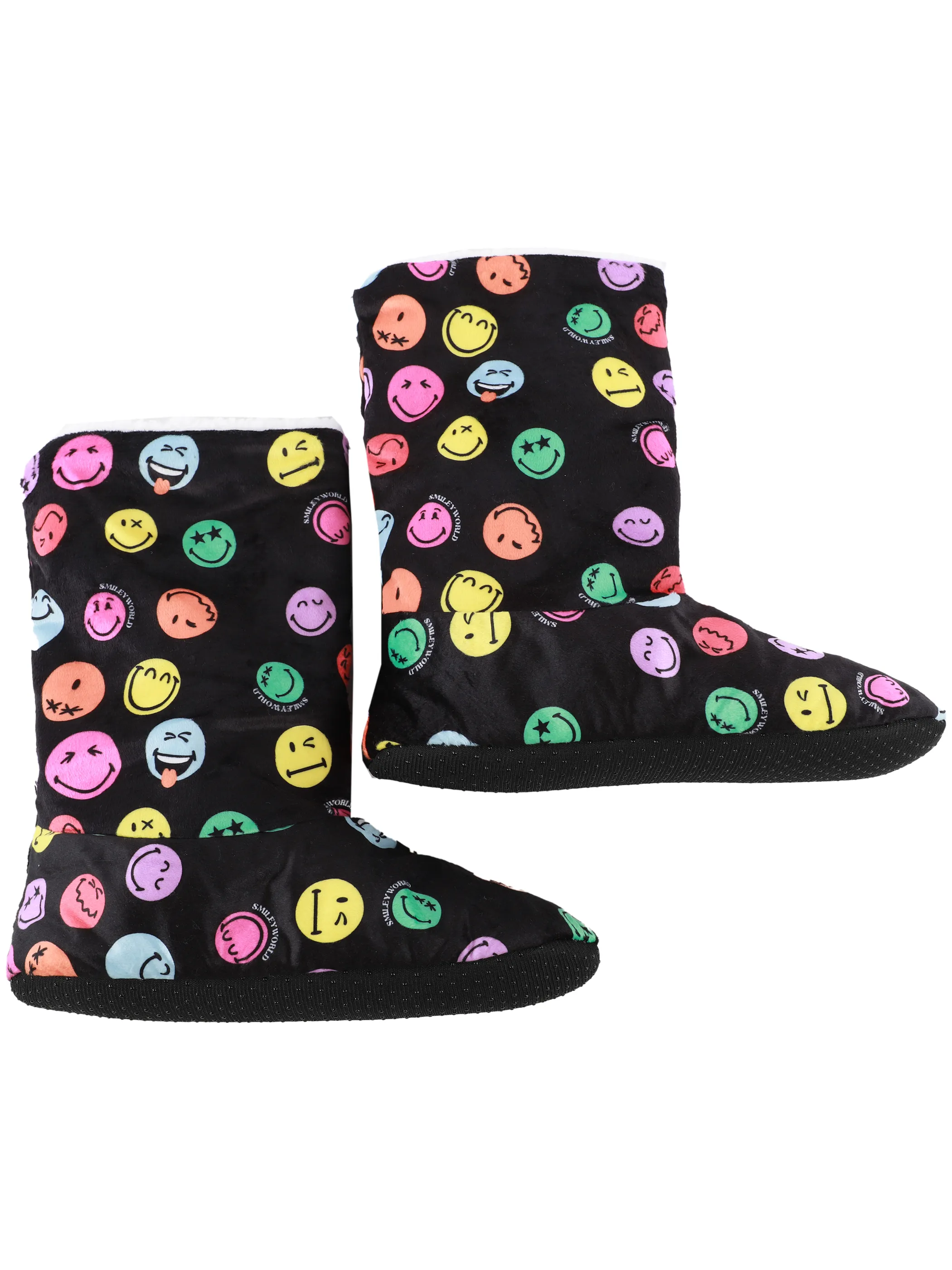 Smiley Unisex Home Booties Smiley Schwarz 916568 SCHWARZ 2