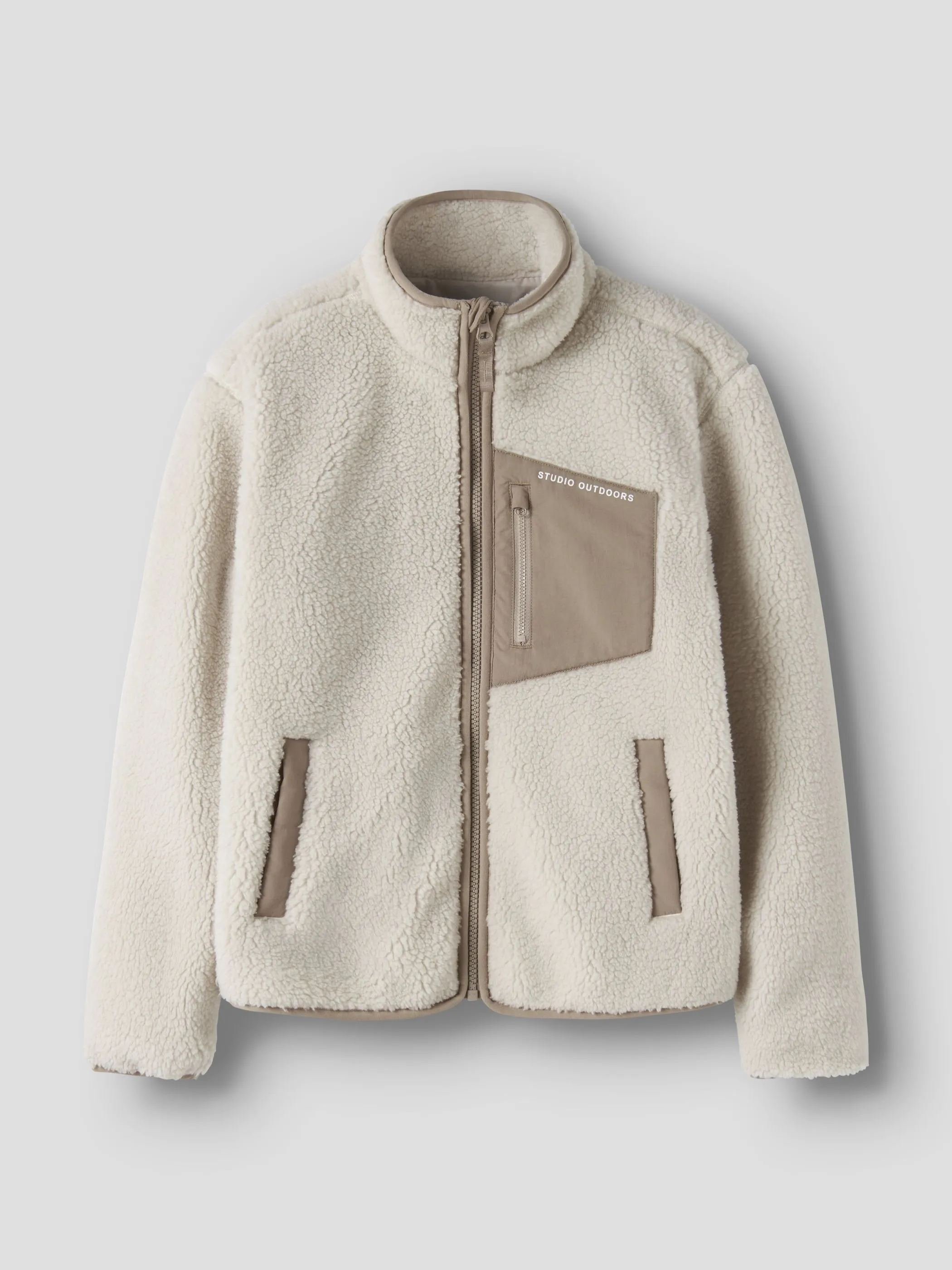 name it 13255362 NKNMATTIA SHERPA JACK Beige 931269 208745 1