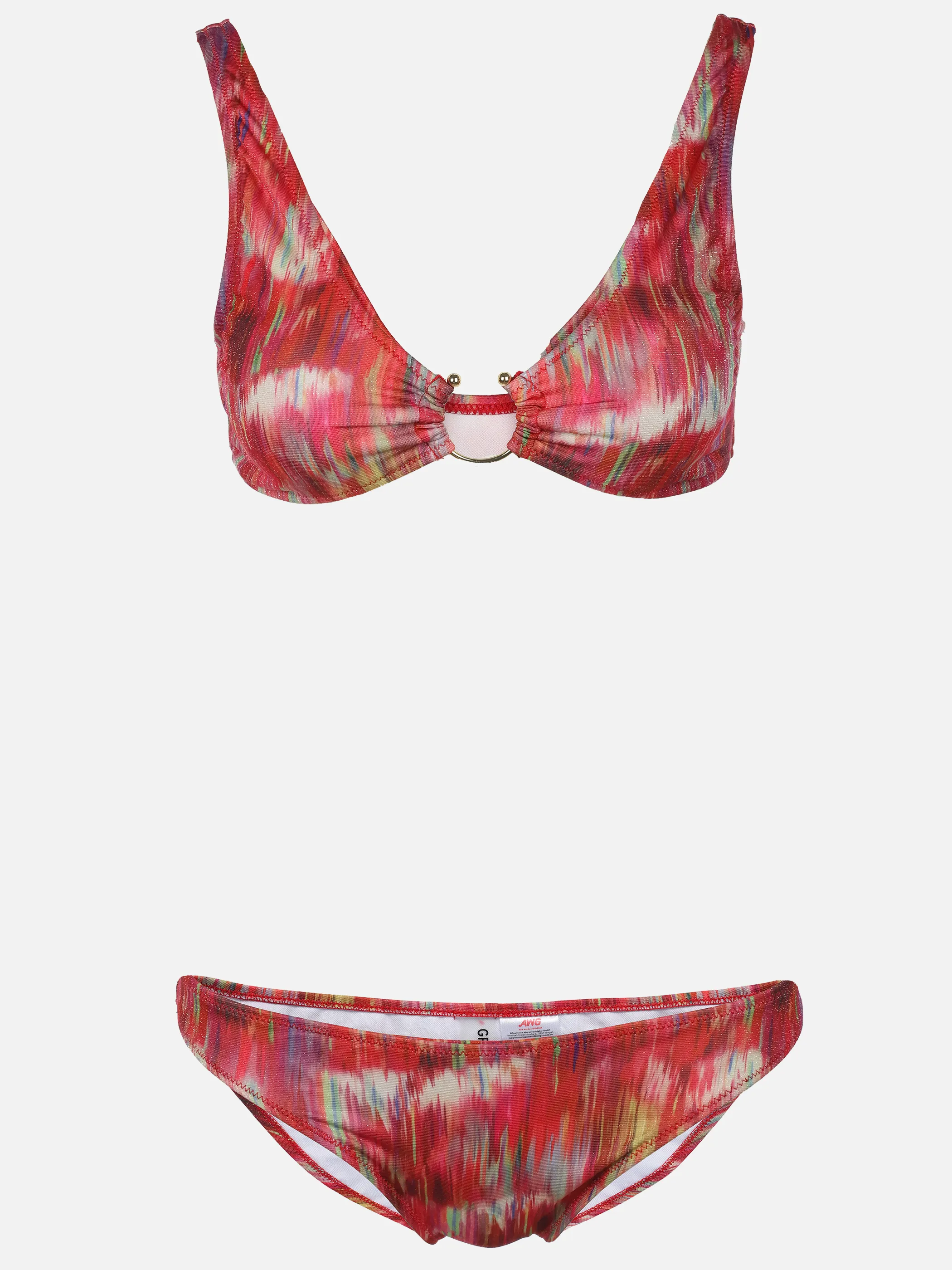 Grinario Sports Da-Bikini Set, m. gold. Ring Rot 923215 PI/RE/GL 1