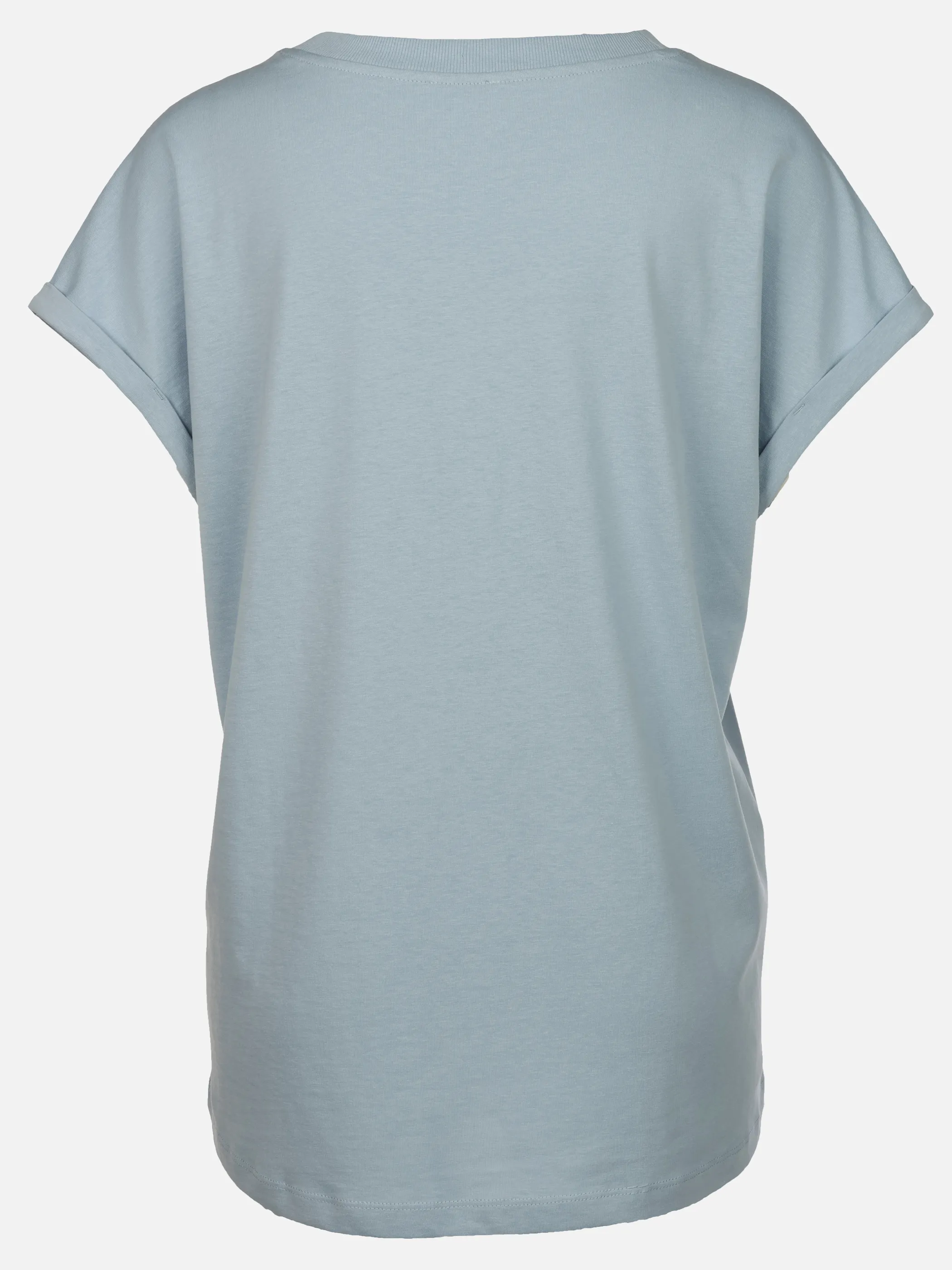 s.Oliver 2184731 T-Shirt, Uni Blau 930461 5025 2