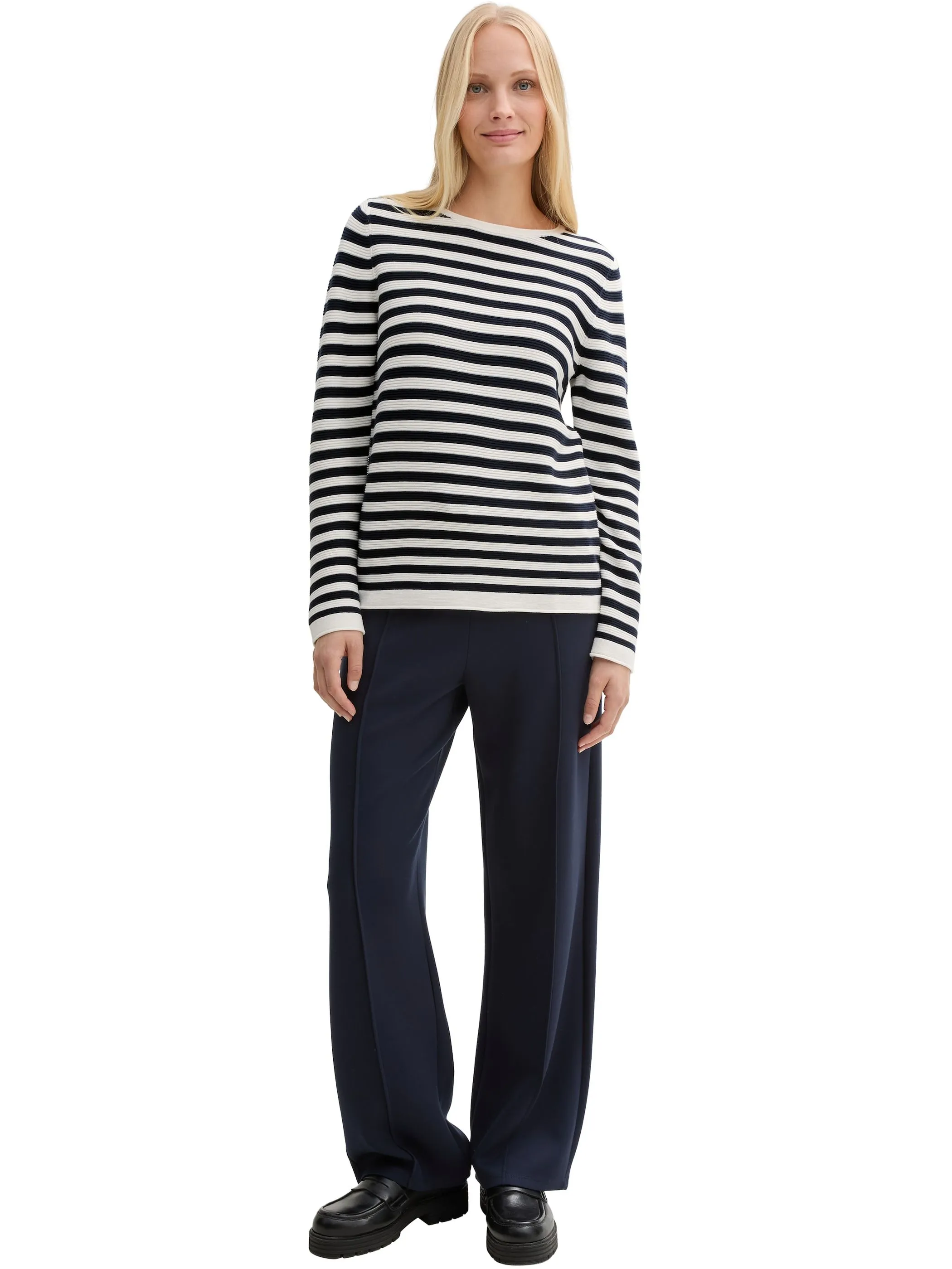 Tom Tailor 1016350 NOS sweater new ottoma Marine 827729 37639 5