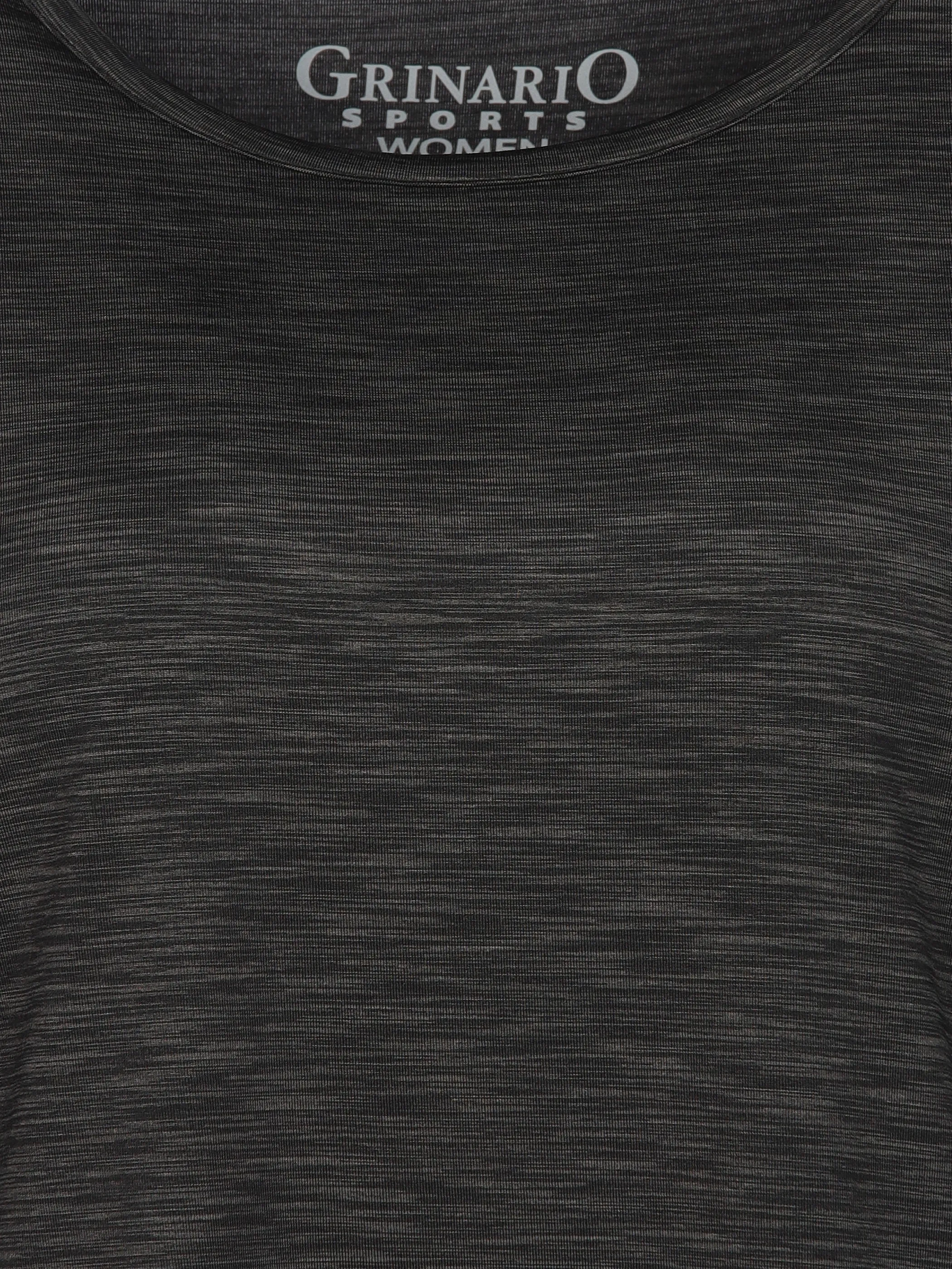 Grinario Sports Da-T-Shirt mel. Schwarz 905954 BLACK MEL. 3