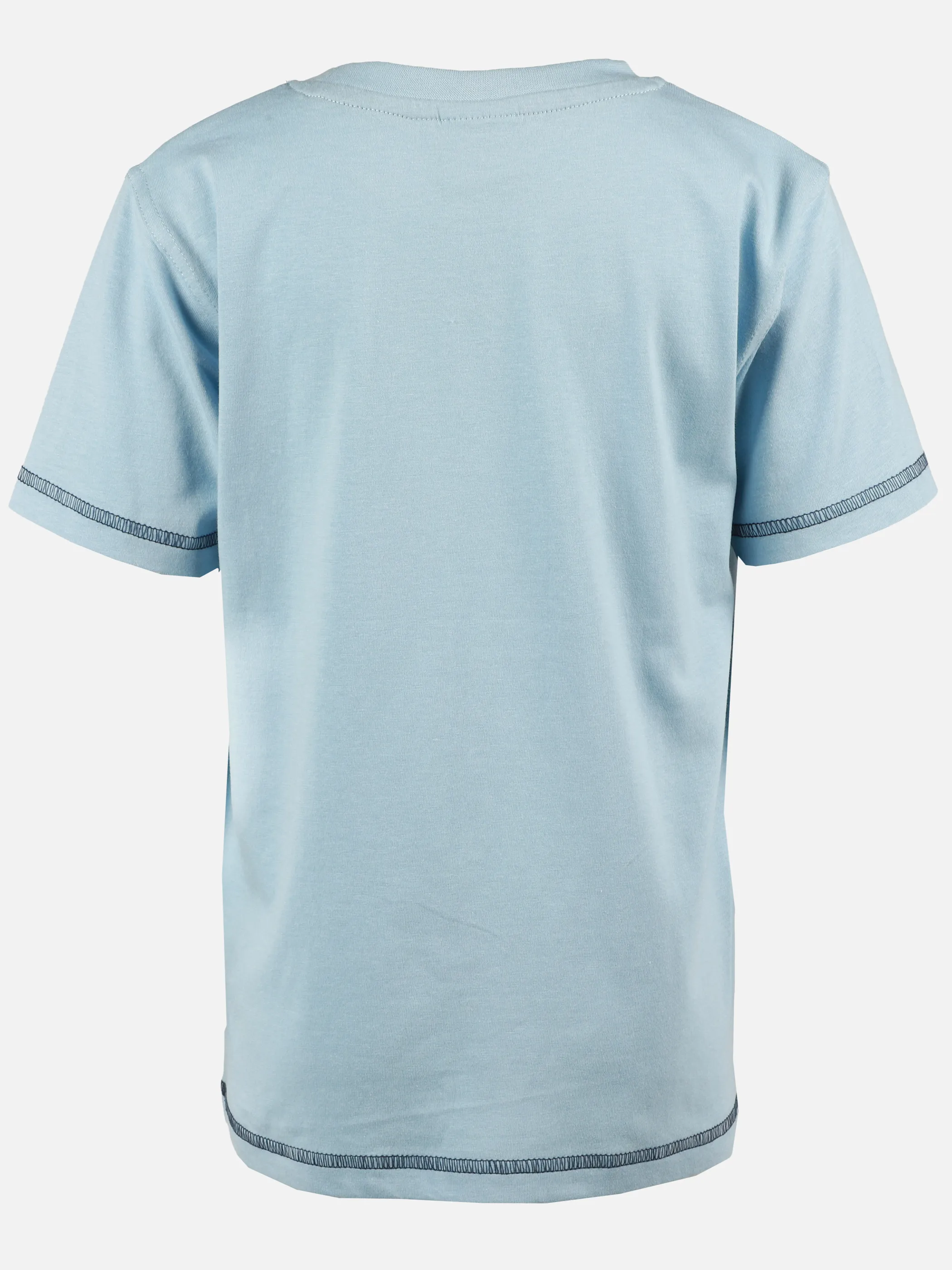 One Way MB T-Shirt mit Baustellen print in hellblau Blau 921978 HELLBLAU 2