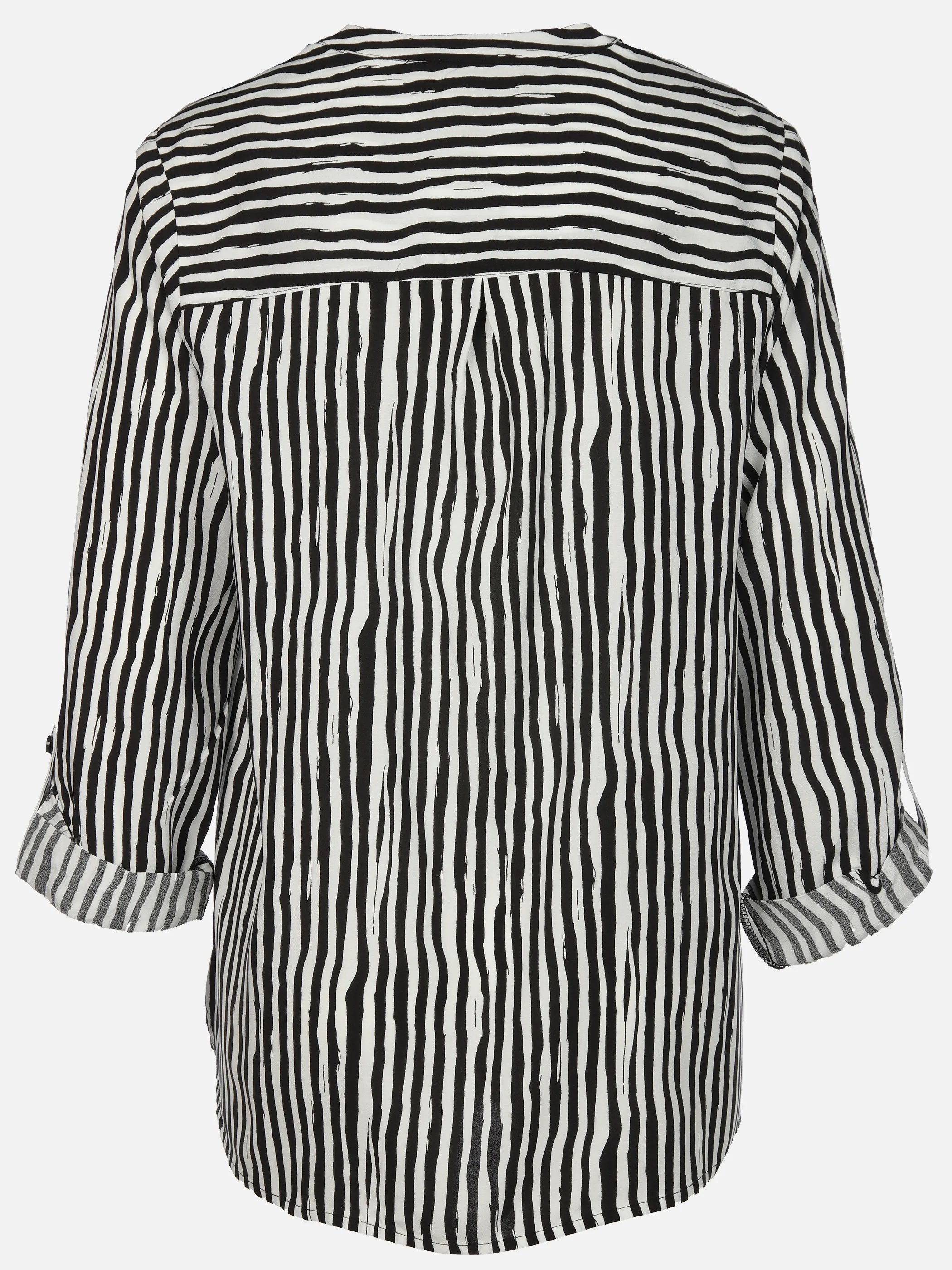 Sure Da-Bluse gemustert 3/4 Krempel Schwarz 870834 SCHW/OFFWH 2
