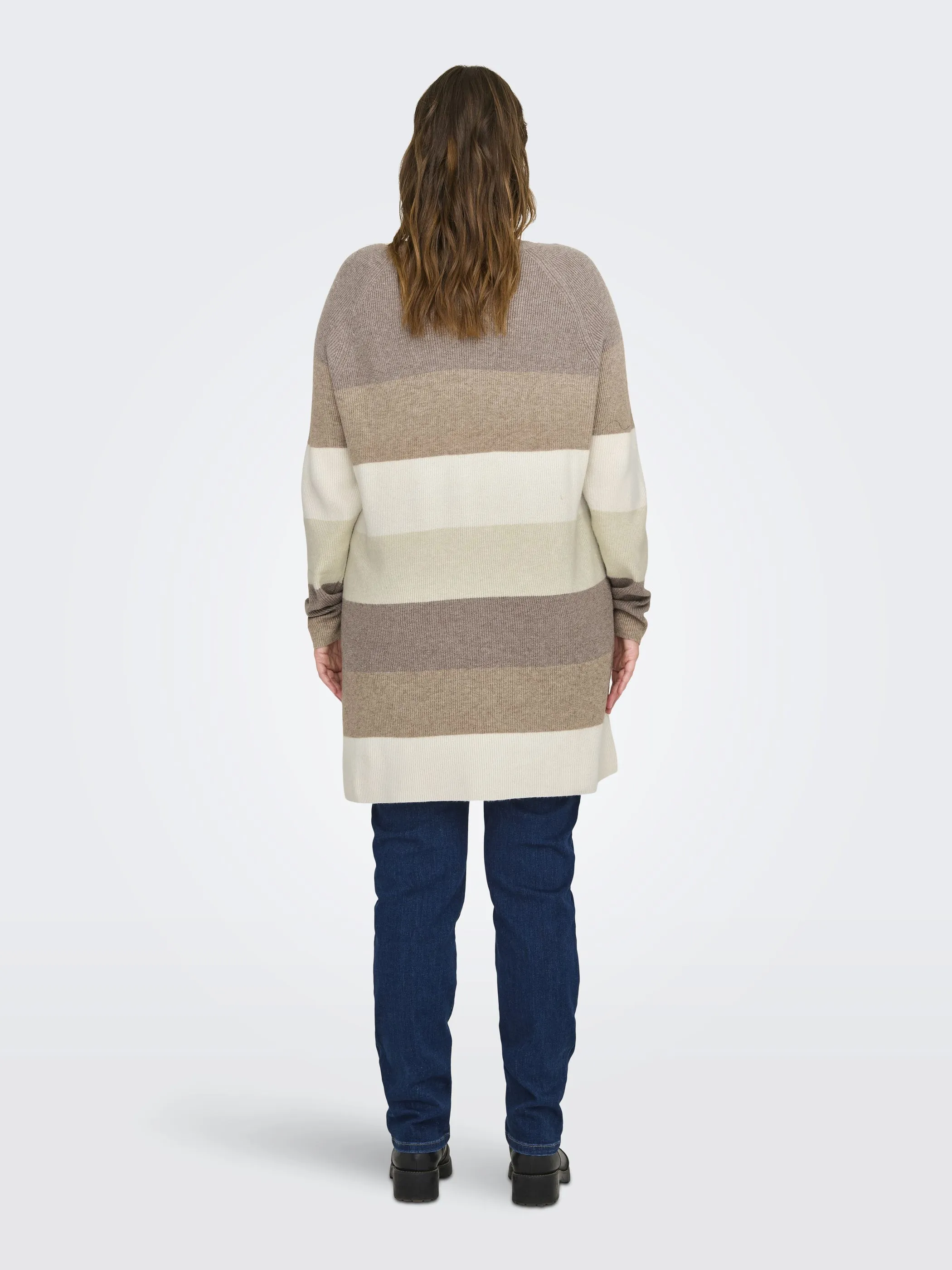 Only Carmakoma 15327460 CARATIJA L/S STRIPE C Braun 896936 237215003 4