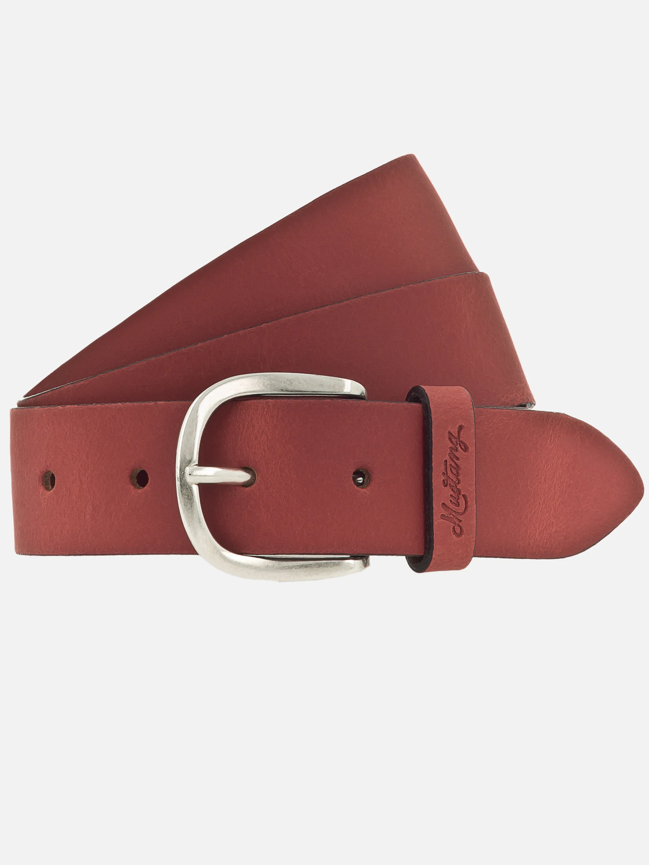 Mustang MW3015L25 35mm Gürtel Q. 6505 Rot 885637 0350 1