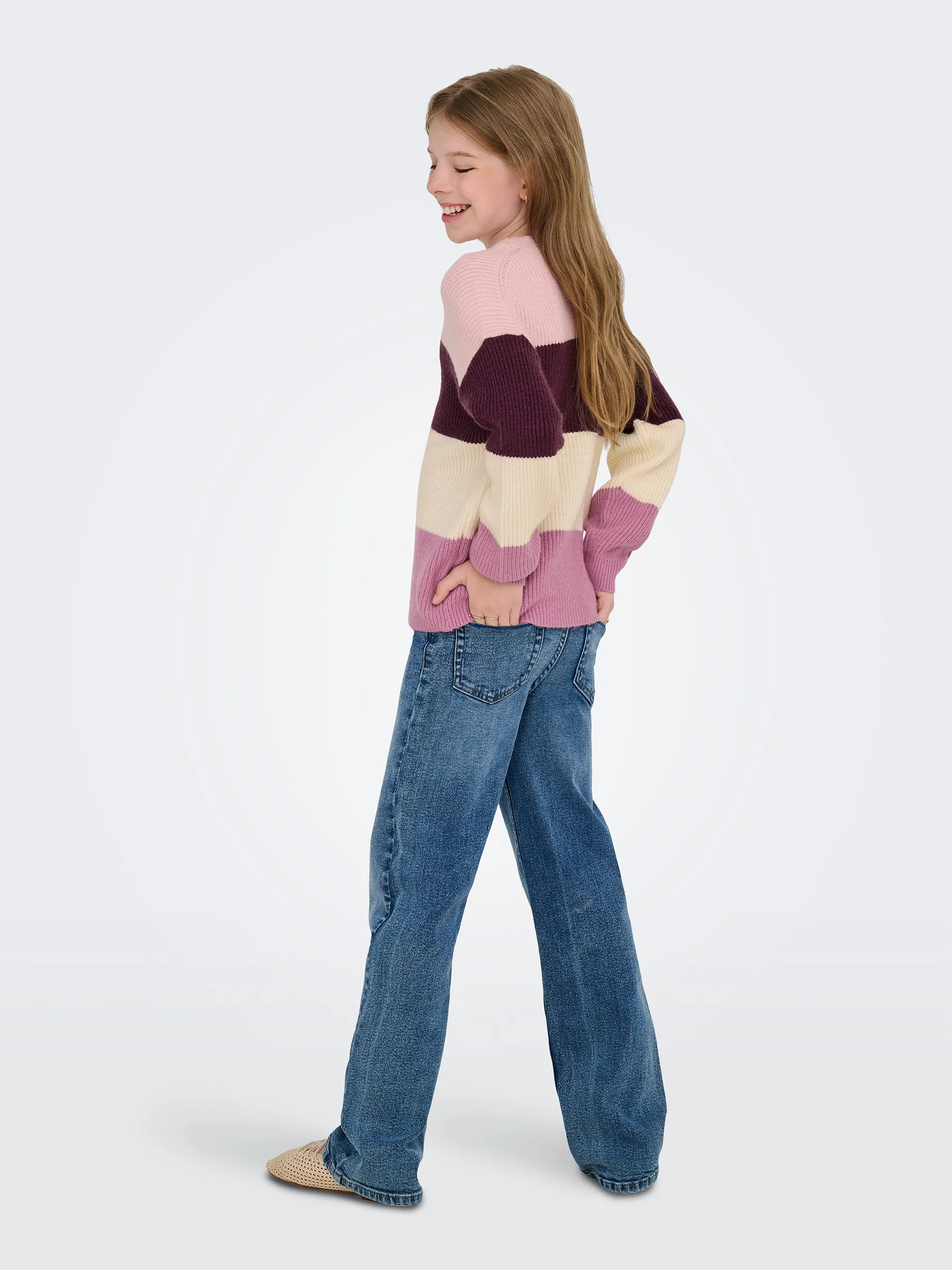 Kids Only 15207169 KONSANDY L/S STRIPE P Rot 853947 294415042 2