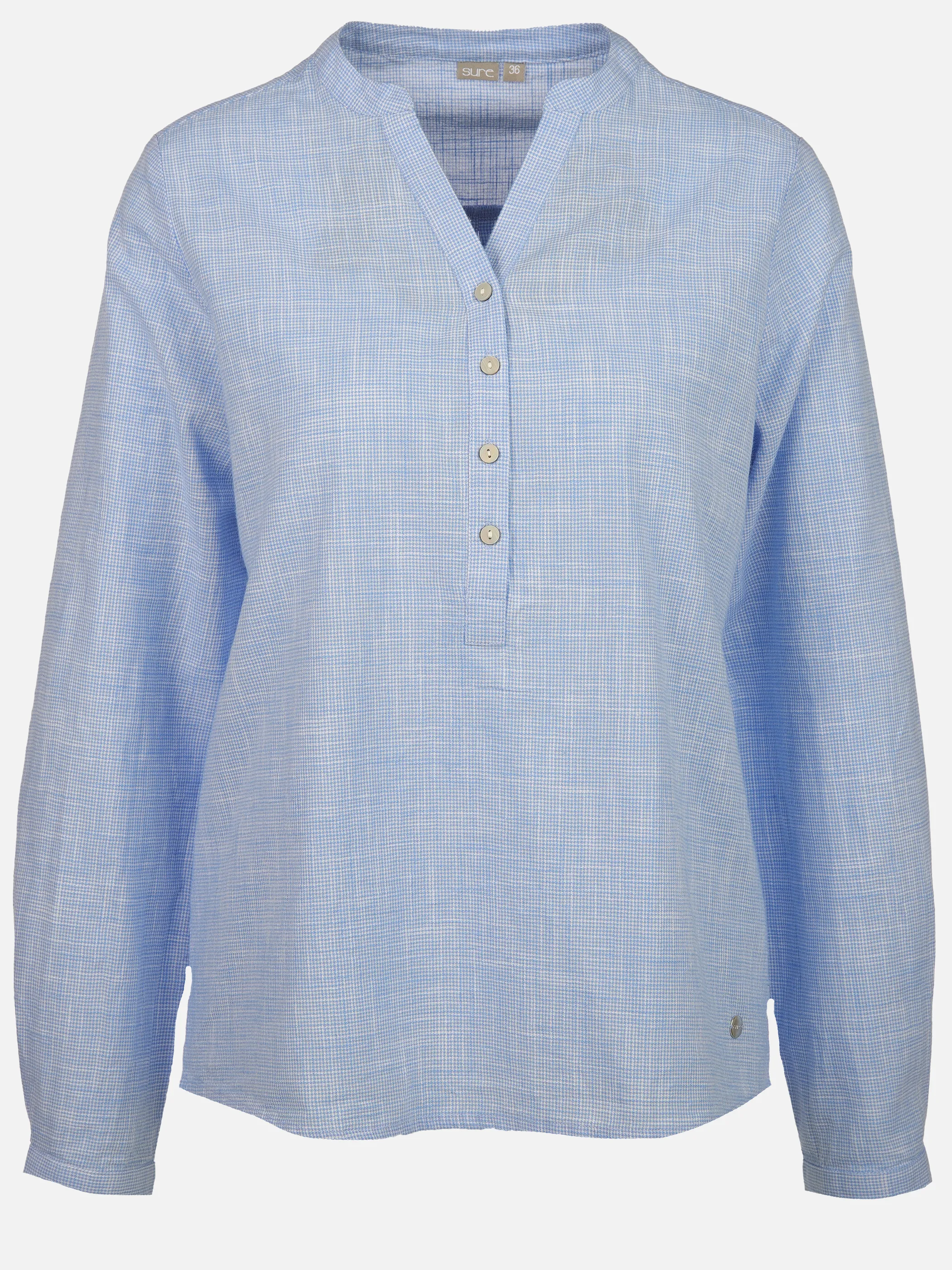 Sure Da-Bluse m. Knöpfen Blau 905170 BLAU 1 Sure Da-Bluse m. Knöpfen Blau 905170 BLAU 1