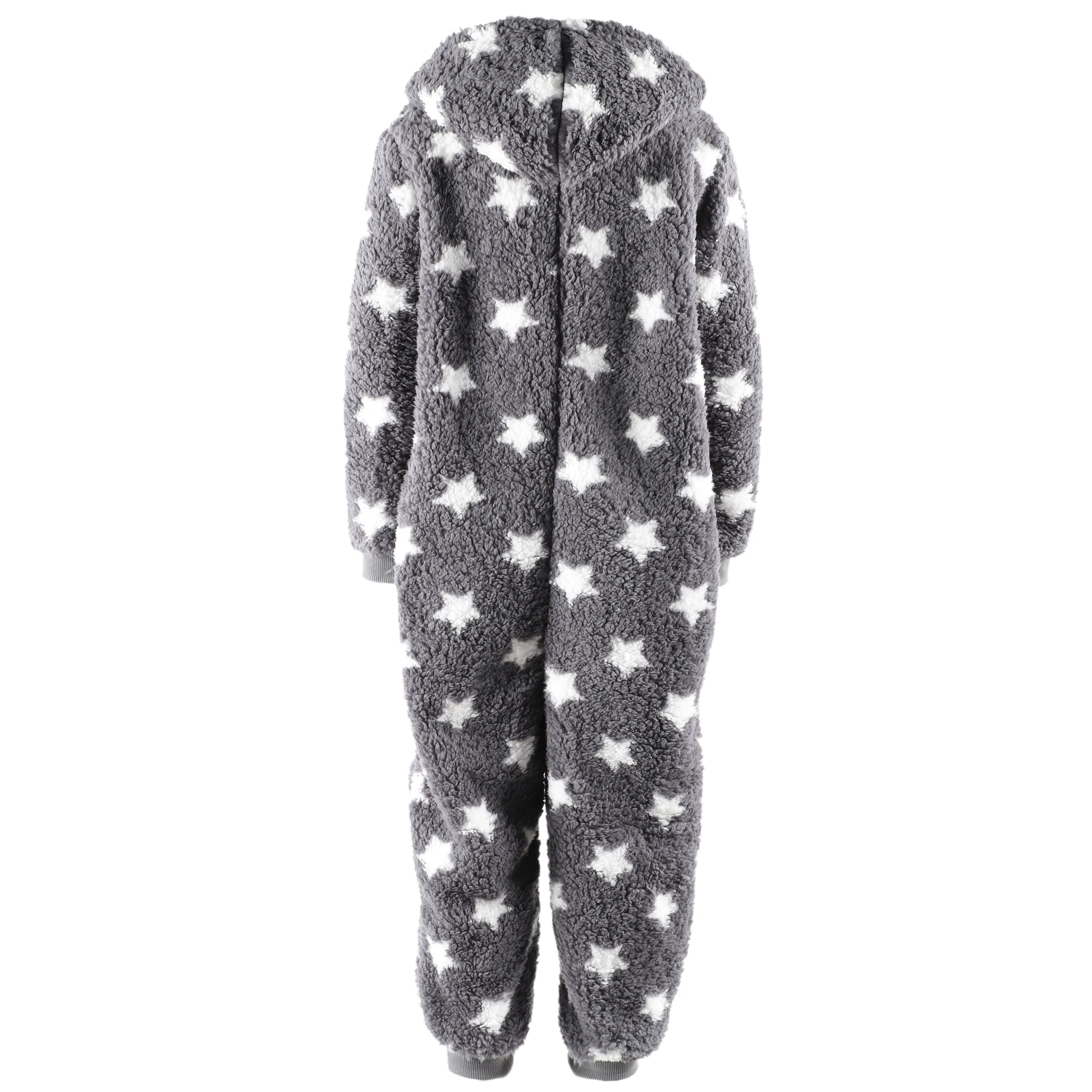 Stop + Go Kinder Kuschelfleece Jumpsuits Grau 796404 GR/CR 2 Stop + Go Kinder Kuschelfleece Jumpsuits Grau 796404 GR/CR 2