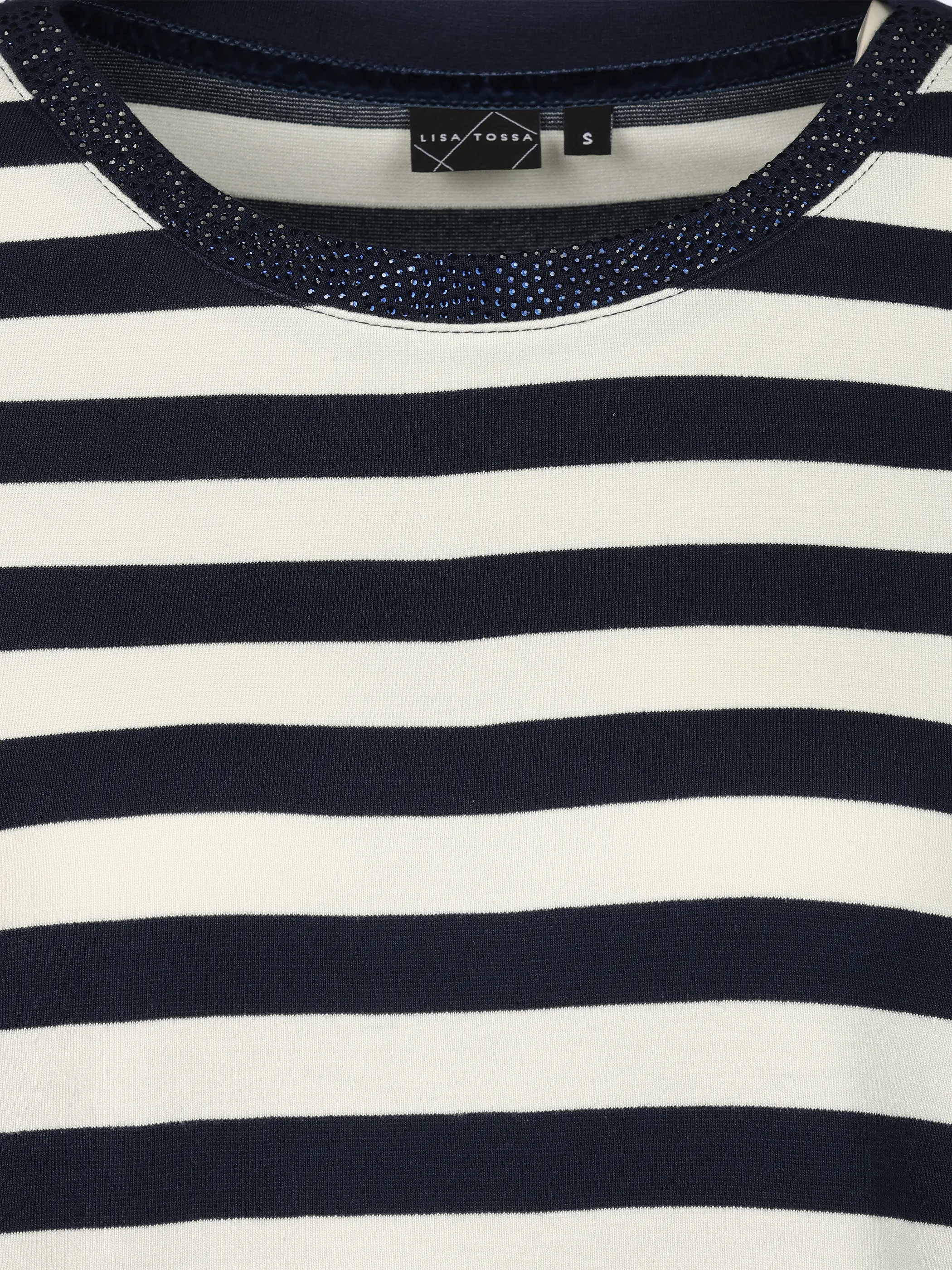 Lisa Tossa Da-Ringel Shirt m. Straß Marine 929402 SAPPHIRE 3