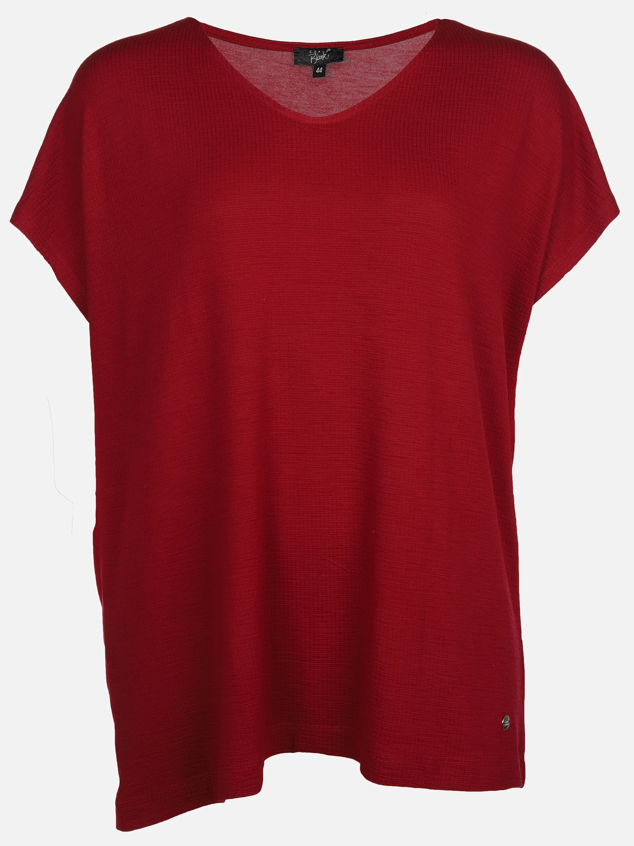 Sonja Blank Da-gr.Gr. T-Shirt V-Ausschnitt Rot 890338 BAROLO 1 Sonja Blank Da-gr.Gr. T-Shirt V-Ausschnitt Rot 890338 BAROLO 1