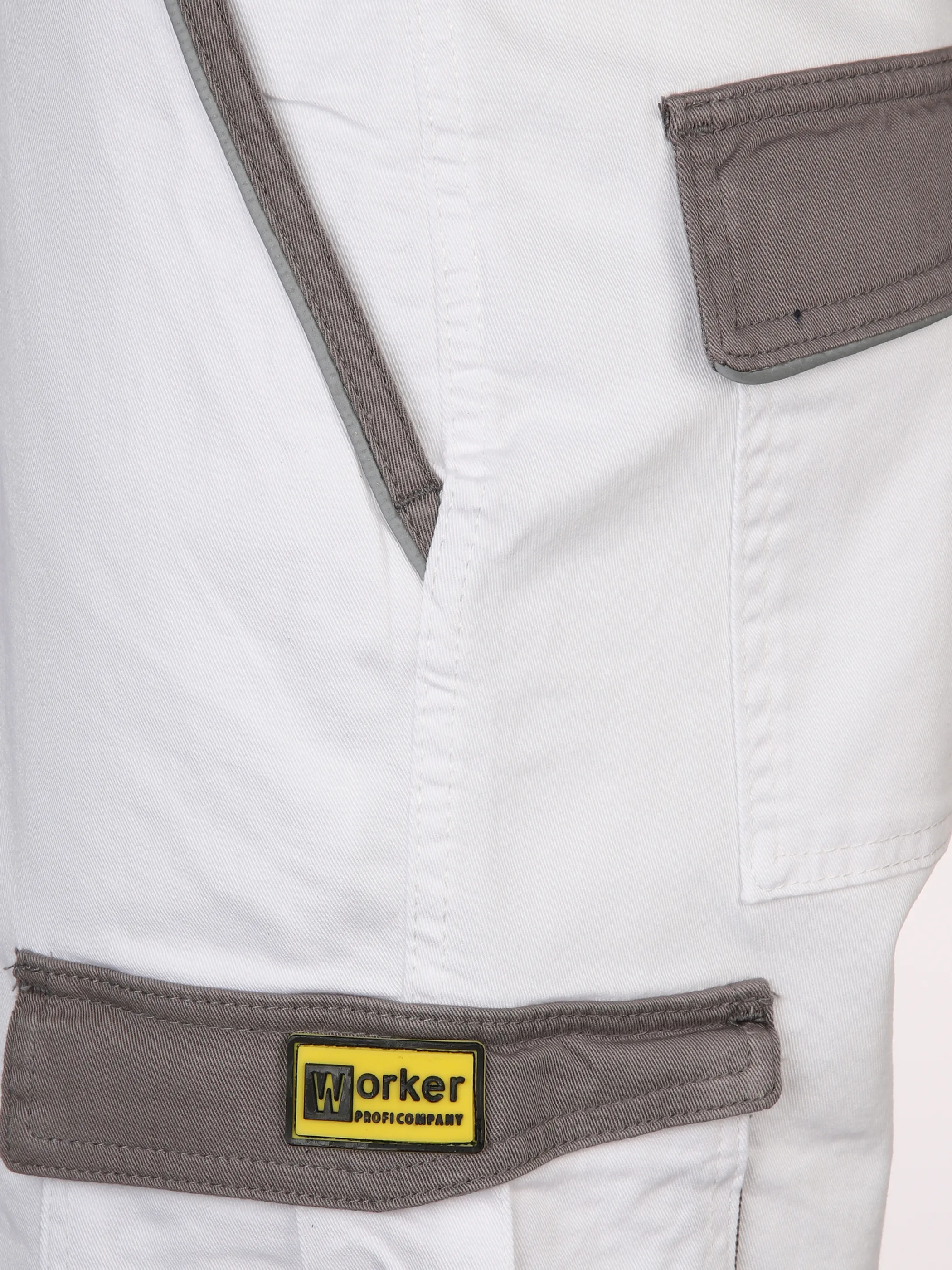 Worker He. Workershort Bicolor Weiß 883666 WHITE 4 Worker He. Workershort Bicolor Weiß 883666 WHITE 4